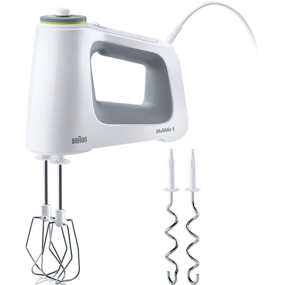 Braun Handmixer HM 5000 WH MultiMix 5 - Handmixer - weiß/grau