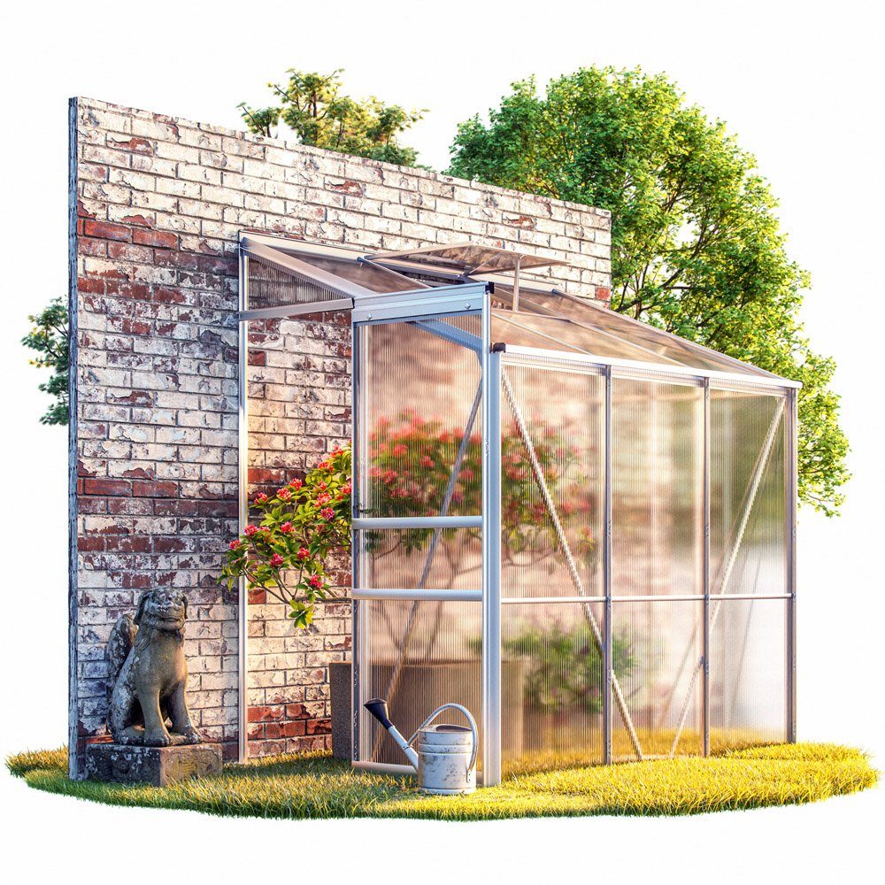 Gardebruk Gewächshaus, Beistell Aluminium 3,8m³ mit günstig online kaufen
