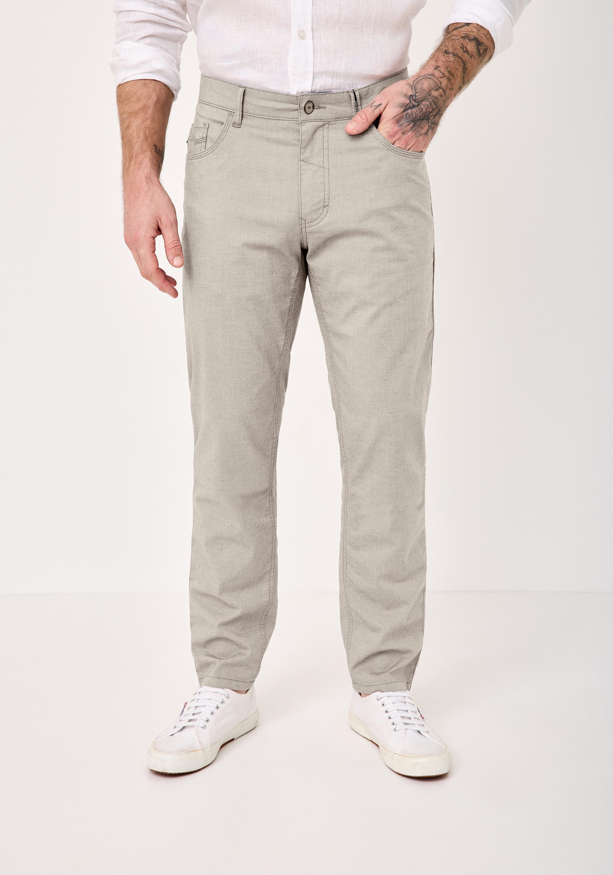 Redpoint Stoffhose MILTON Regular Fit 5-Pocket Hose mit Stretch