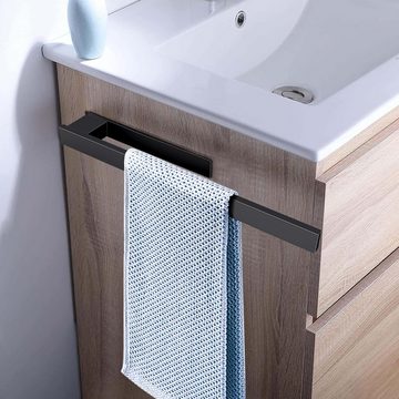 BlingBin Handtuchhalter Selbstklebend Badetuchhalter Handtuchstange ohne Bohren 39cm, Handtuchhalter Selbstklebend für Badezimmer und Küche
