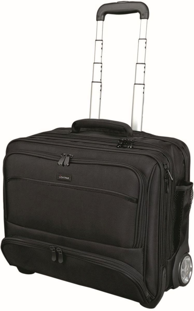 Reisetasche Business Laptop Trolley Sky 46x43x22cm Nylon schwarz (3 Stück)