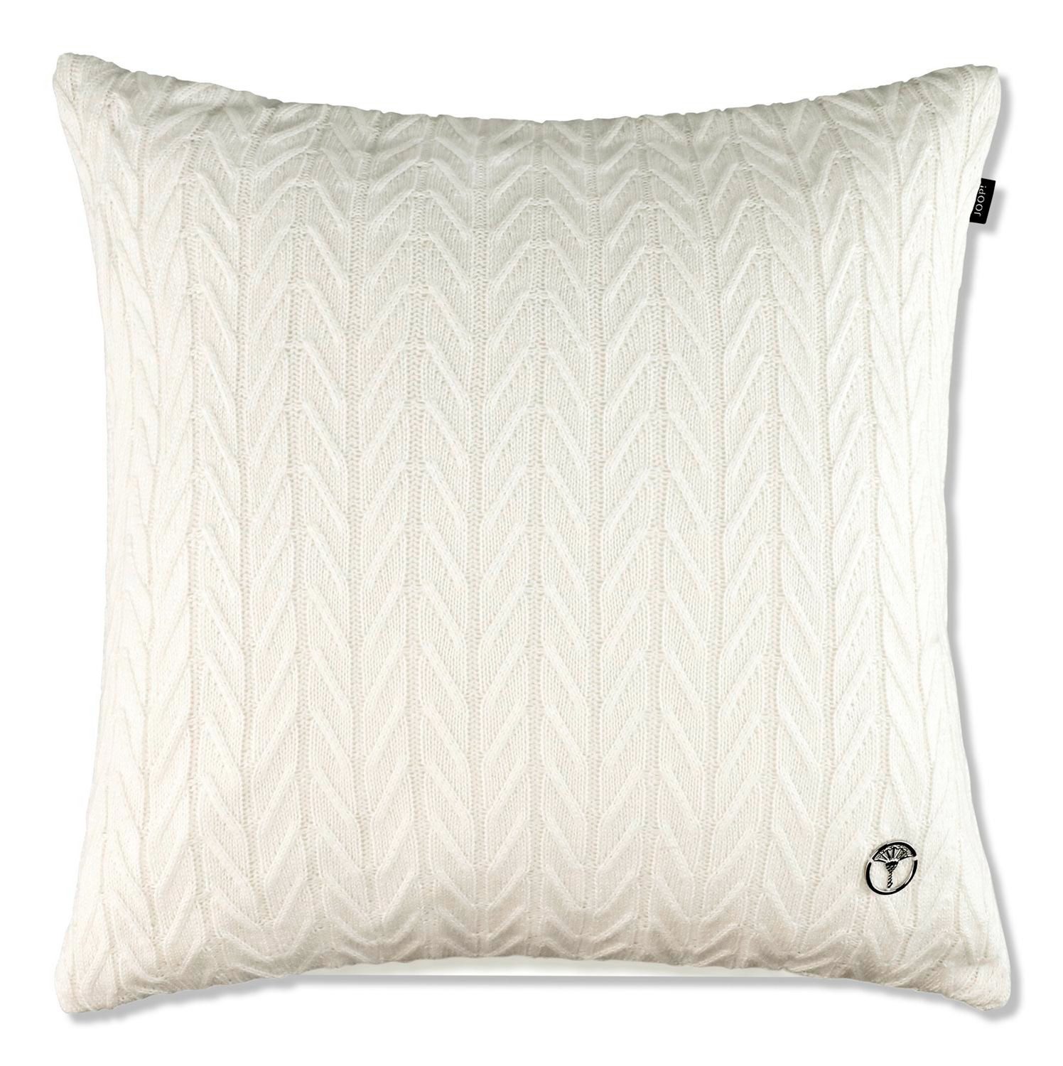 JOOP! Kissenhülle Kissenhülle Weavelle 71415, feine Strick-Qualiät, 100% Baumwolle