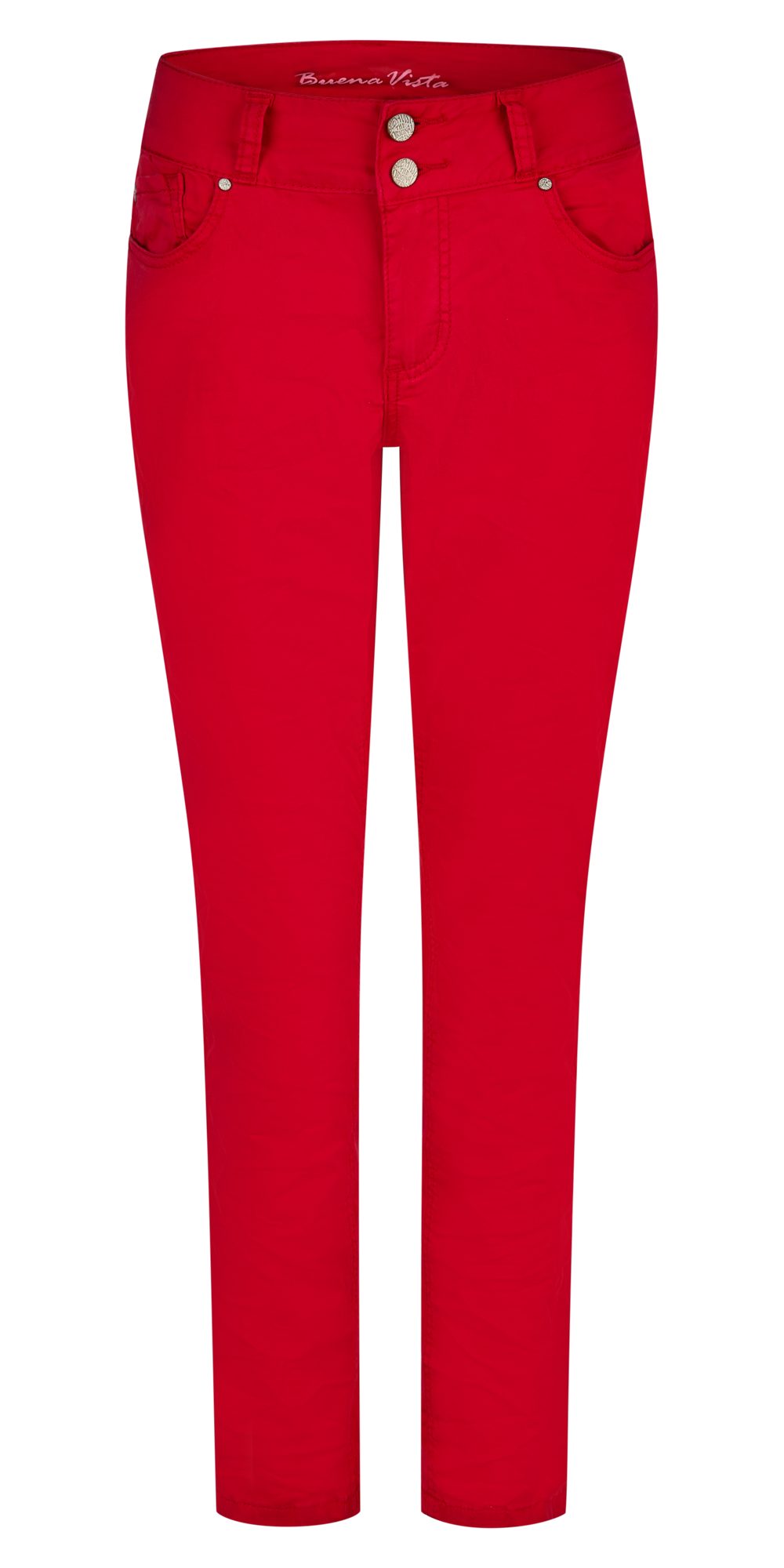 Buena Vista Stretch-Jeans BUENA VISTA TUMMYLESS CROPPED red 2502 B5827 4003.7105 - Stretch Twill