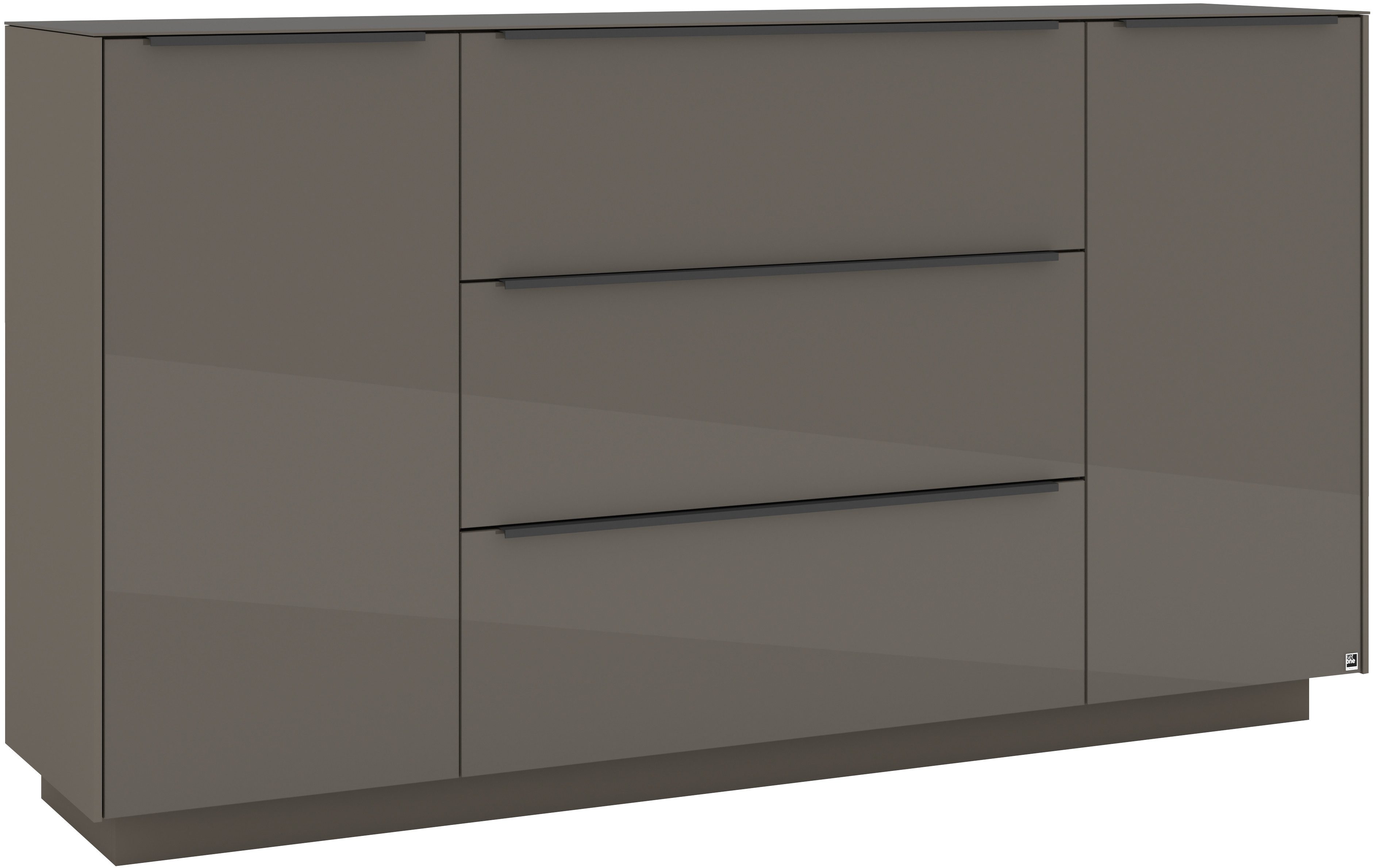 set one by Musterring Sideboard Reno (1 St), Mit Sockel in diversen Farben, 102 cm Höhe & Farbauswahl