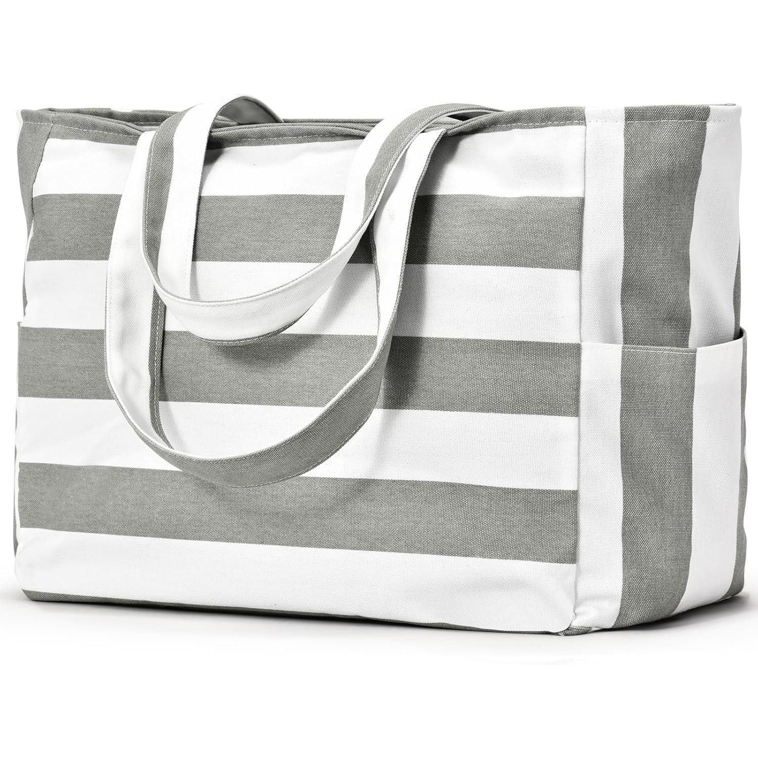 LuxusKollektion Strandtasche Strandtasche Damen Groß Canvas Tote Bag Umhängetasche XXL Reisetasche