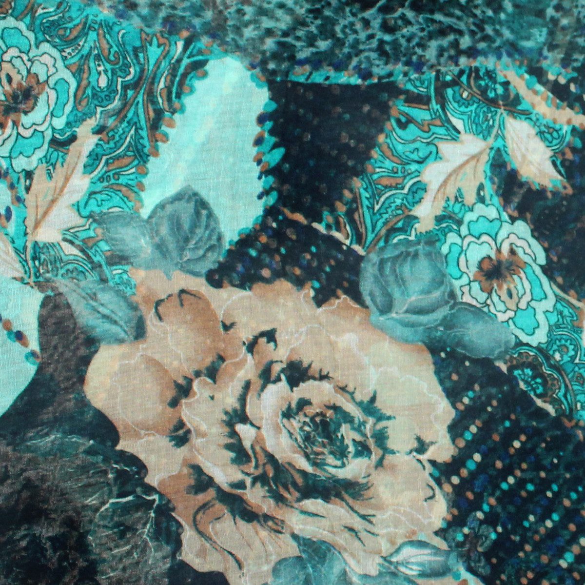 dy_mode Loop XXL Loop Schal Geblümt Rundschal Rosen Muster Schlauchschal günstig online kaufen