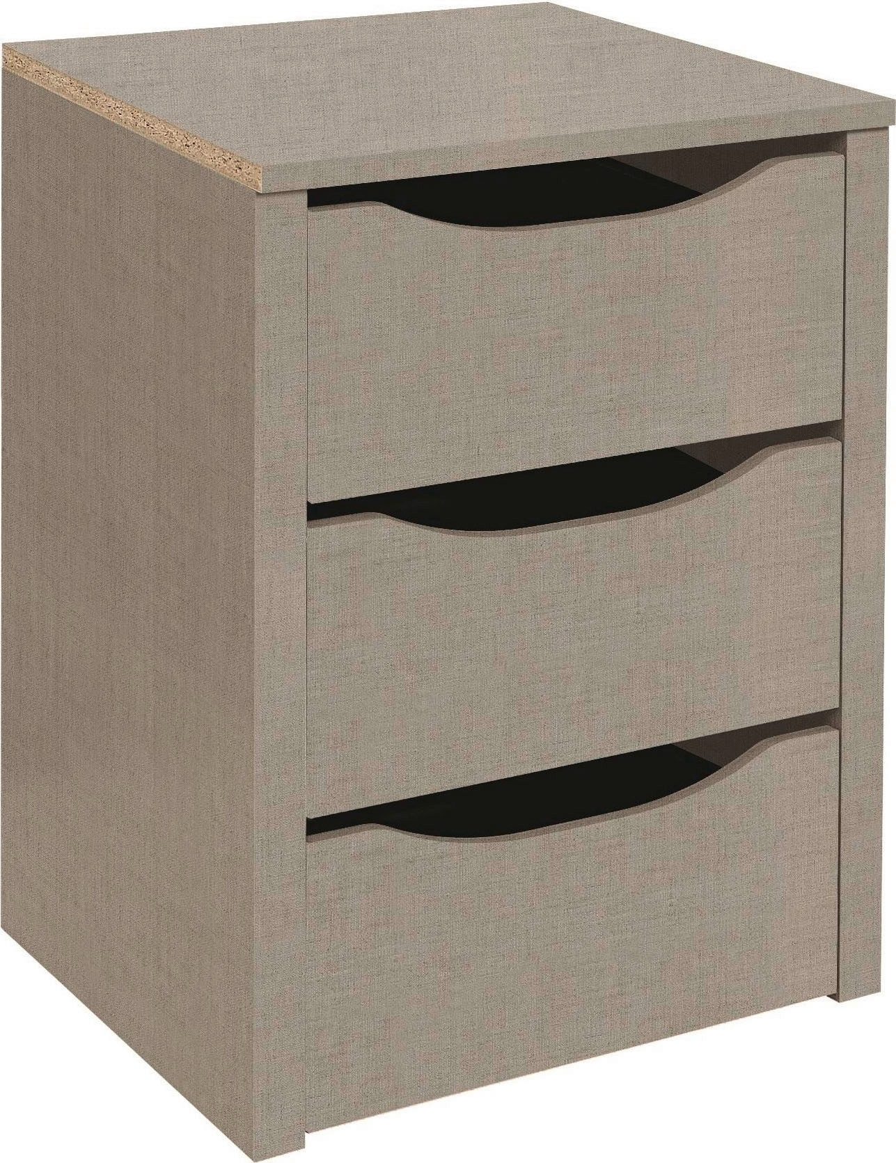 rauch Schubladeneinsatz Zubehör für Rauch-Schränke ORANGE/BLUE, mit 3 Schubladen und Metallauszügen Breite 43 cm, Tiefe 45 cm