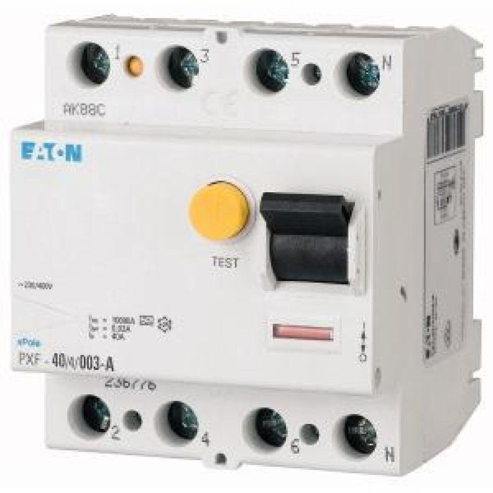 Verteiler Eaton FI-Schalter, 40A, 4p, 30mA, Typ A 236776