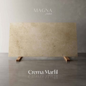 MAGNA Atelier Esstisch TOKIO mit Marmor Tischplatte, Küchentisch, Bistrotisch, nachhaltig, Naturstein, 96cmx76cm
