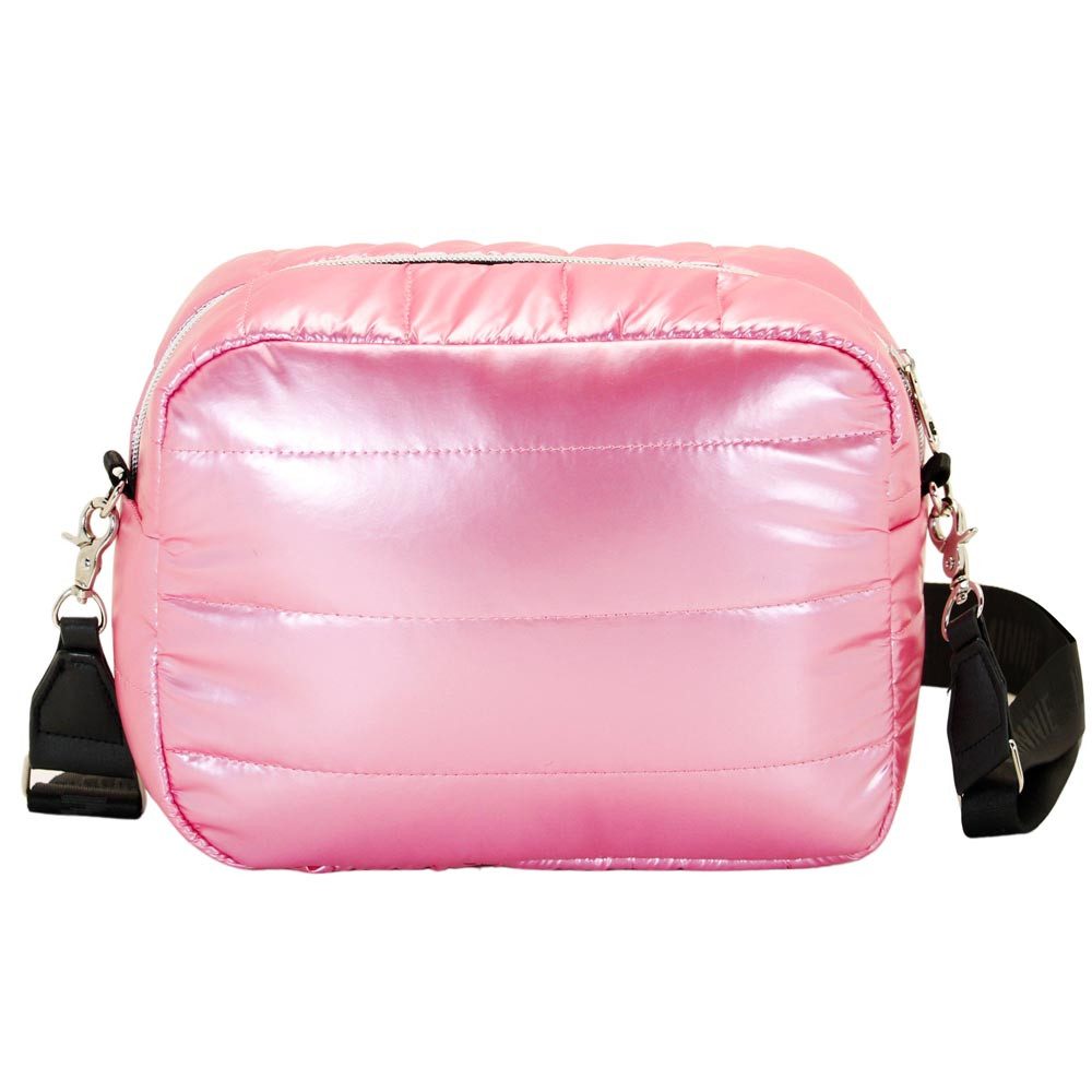 Karactermania Umhängetasche Disney Minnie Maus Schultertasche rosa Handtasche, Verstellbarer Schulterriemen, gepolstert