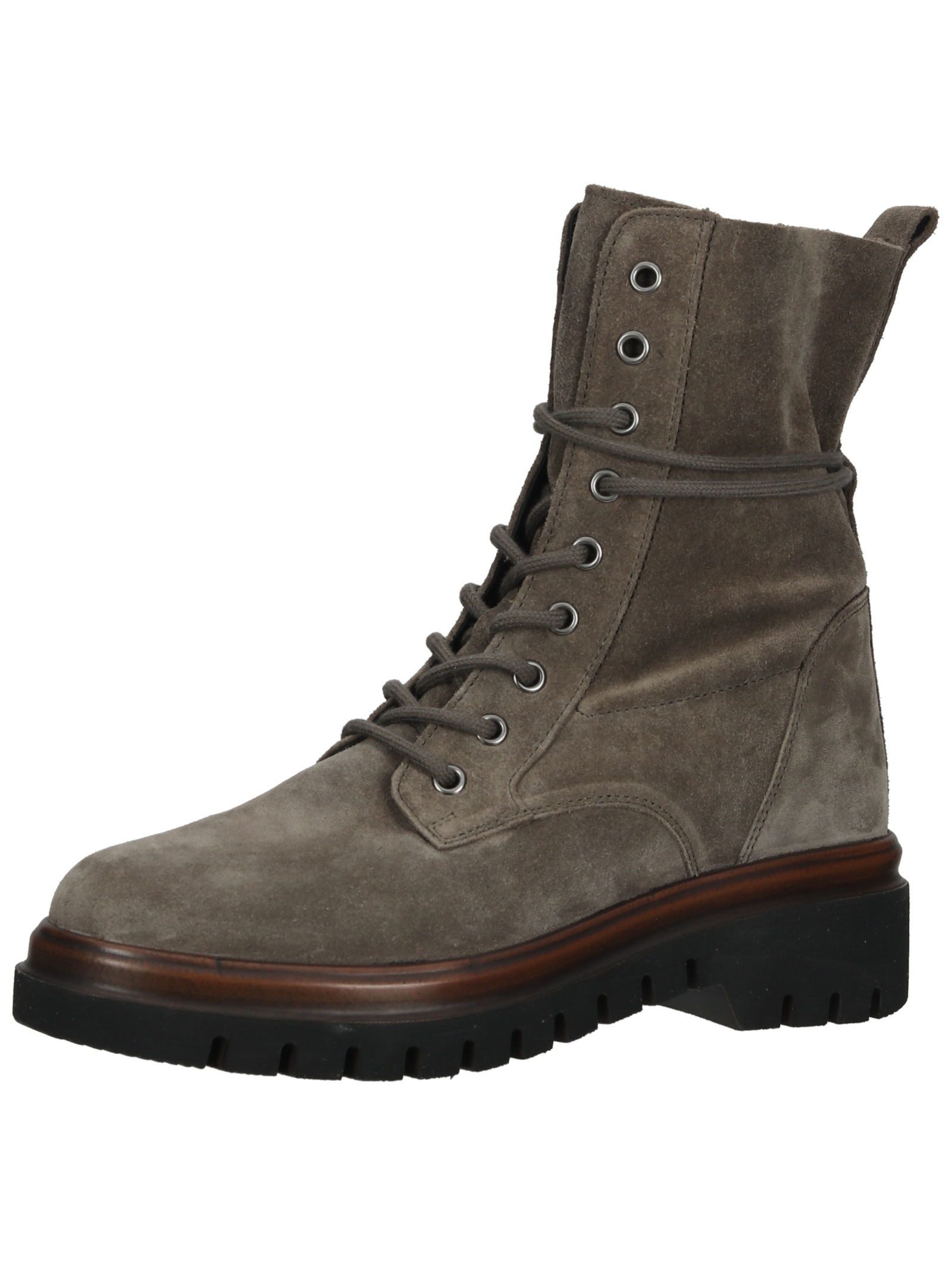 Gabor Stiefelette Veloursleder Schnürstiefelette