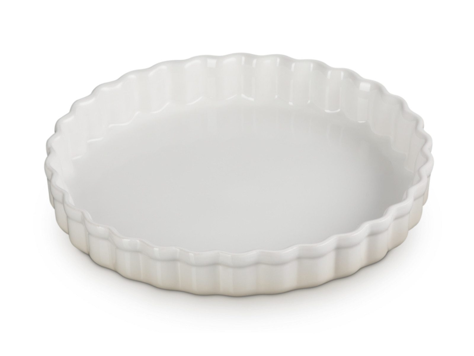 LE CREUSET Auflaufform Tarteform Tradition meringue 24cm, Steinzeug