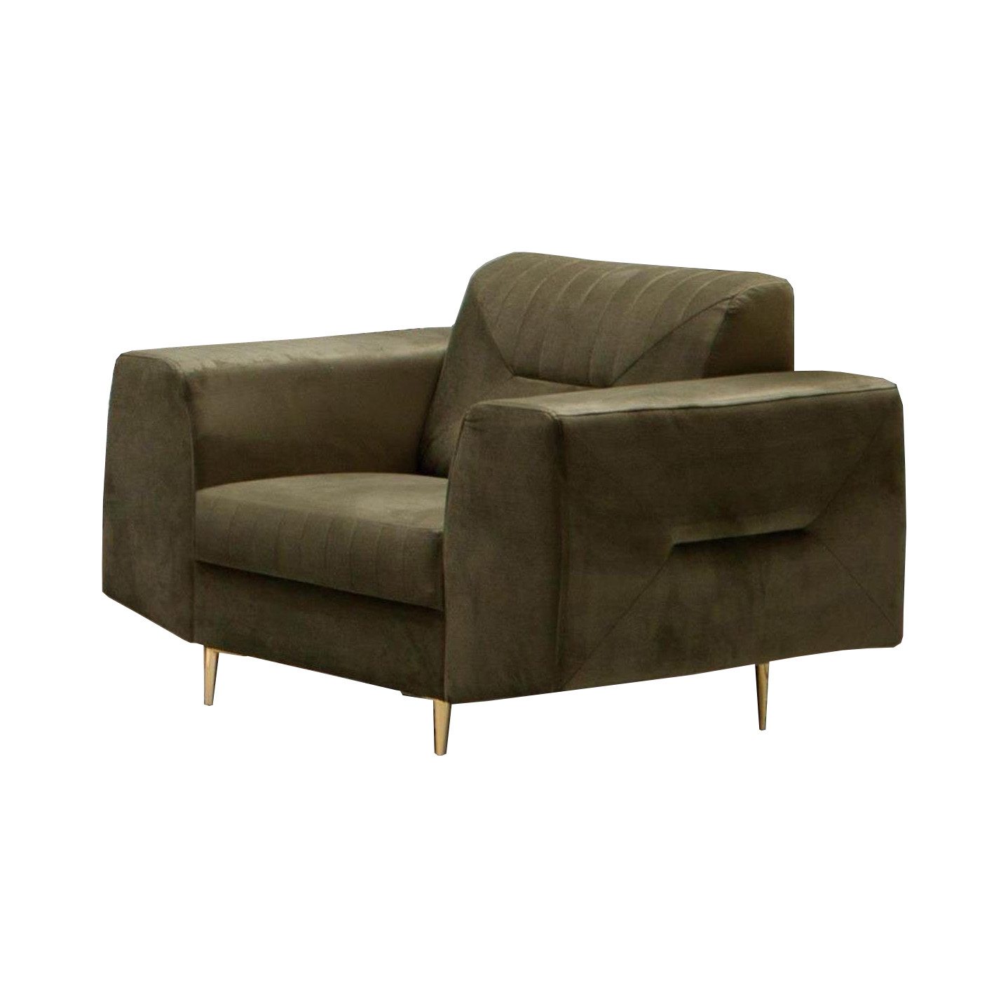 Beautysofa Polstergarnitur im modernen Stil auf hohen Metallbeinen VENEZIA, (Sessel + 2-Sitzer Sofa + 3-Sitzer Sofa im modernes Design), mit Metallbeine, Couchg – Bild 3 von 5
