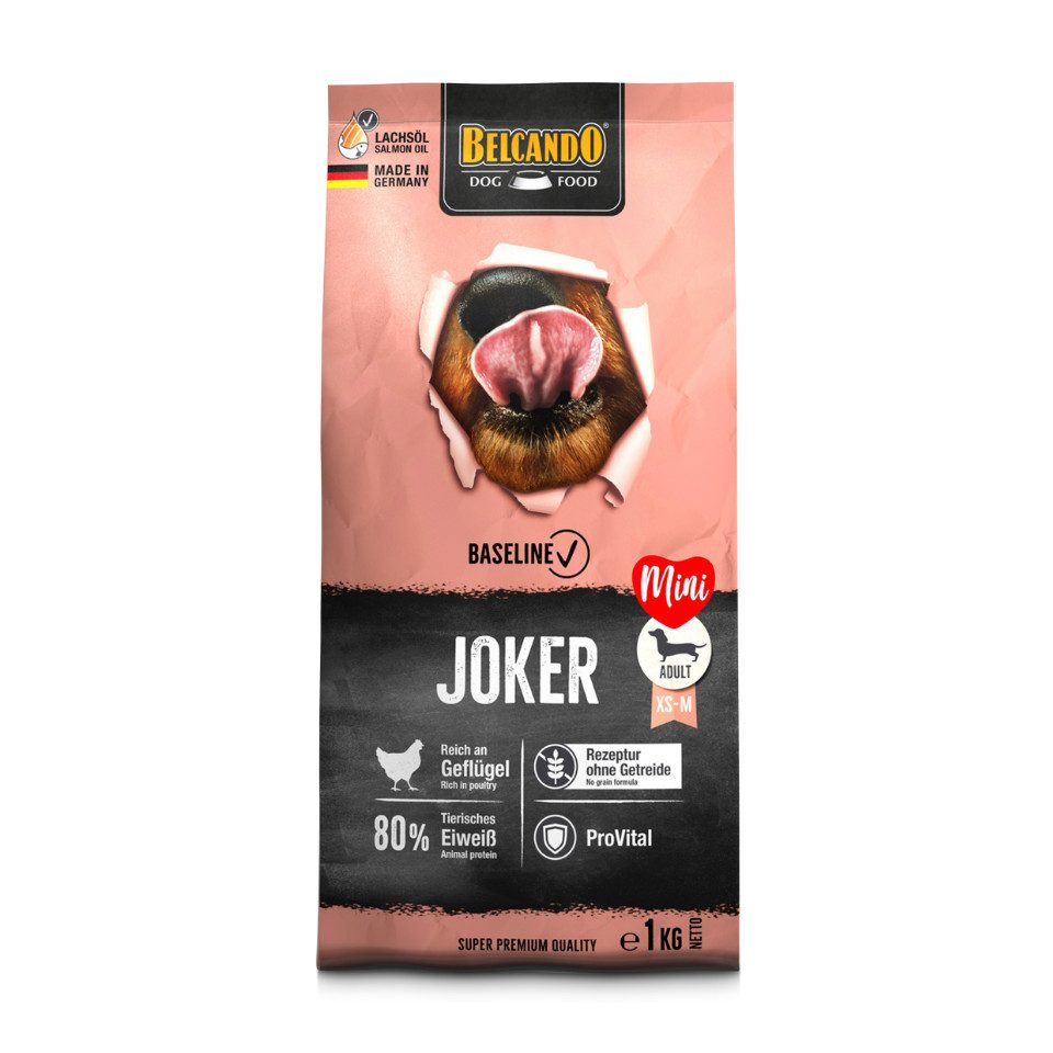 Belcando Baseline Joker - getreidefreies Trockenfutter mit Geflügel, Trockenfutter für: Hunde