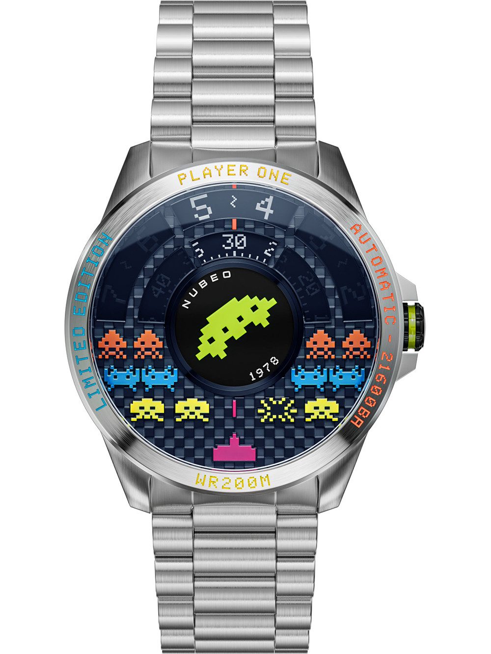 Nubeo Automatikuhr Nubeo NB-6082-SI-22 Herrenuhr Quasar günstig online kaufen
