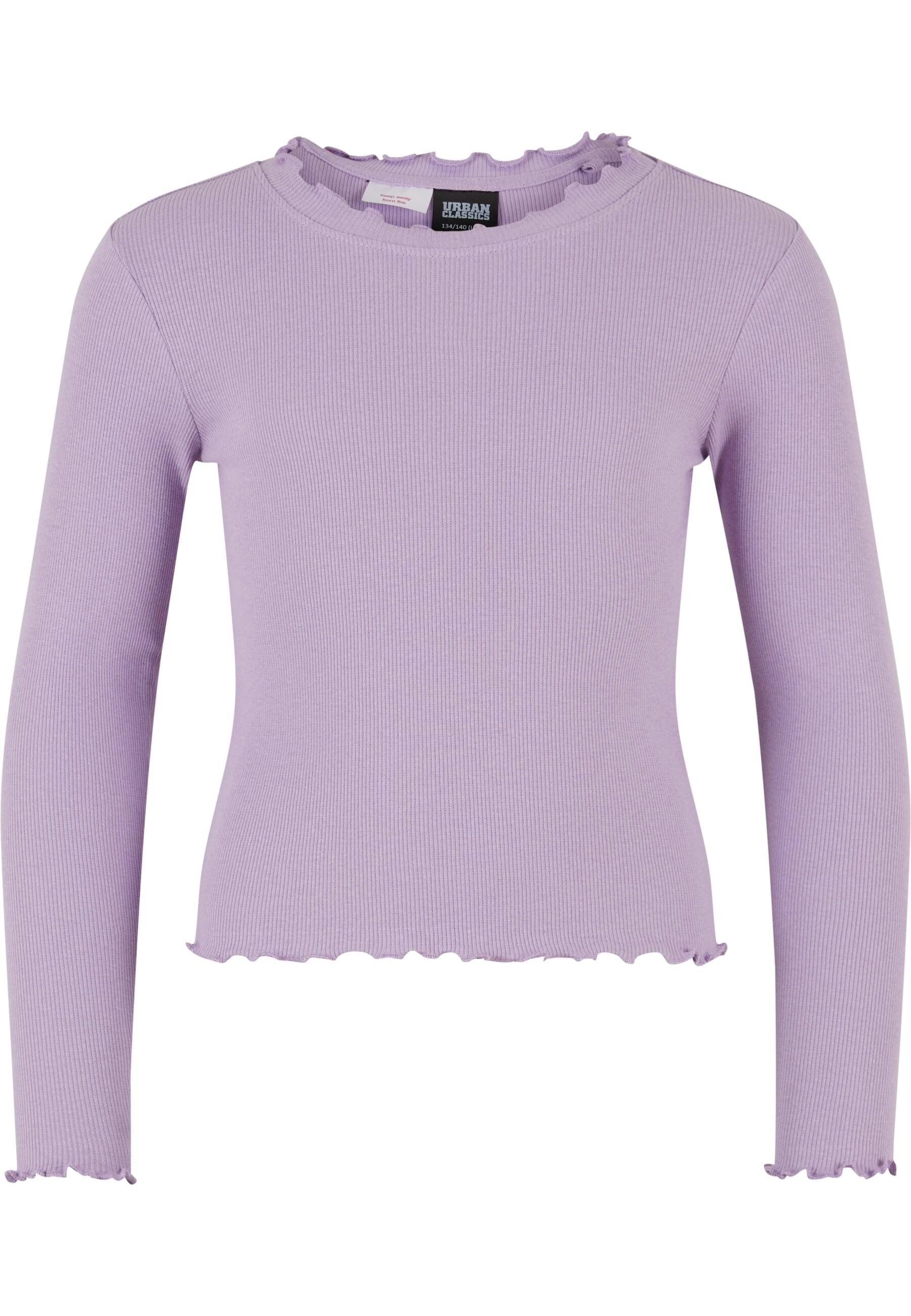 Longsleeve Urban Classics Damen Girls Short Rib Longsleeve