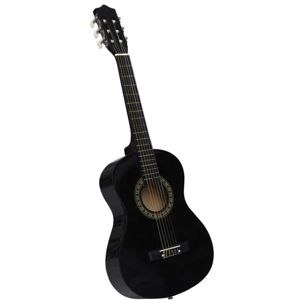 vidaXL Akustikgitarre 12 34quot Klassikgitarre für Anfänger und Kinder Schwarz 1 2 34