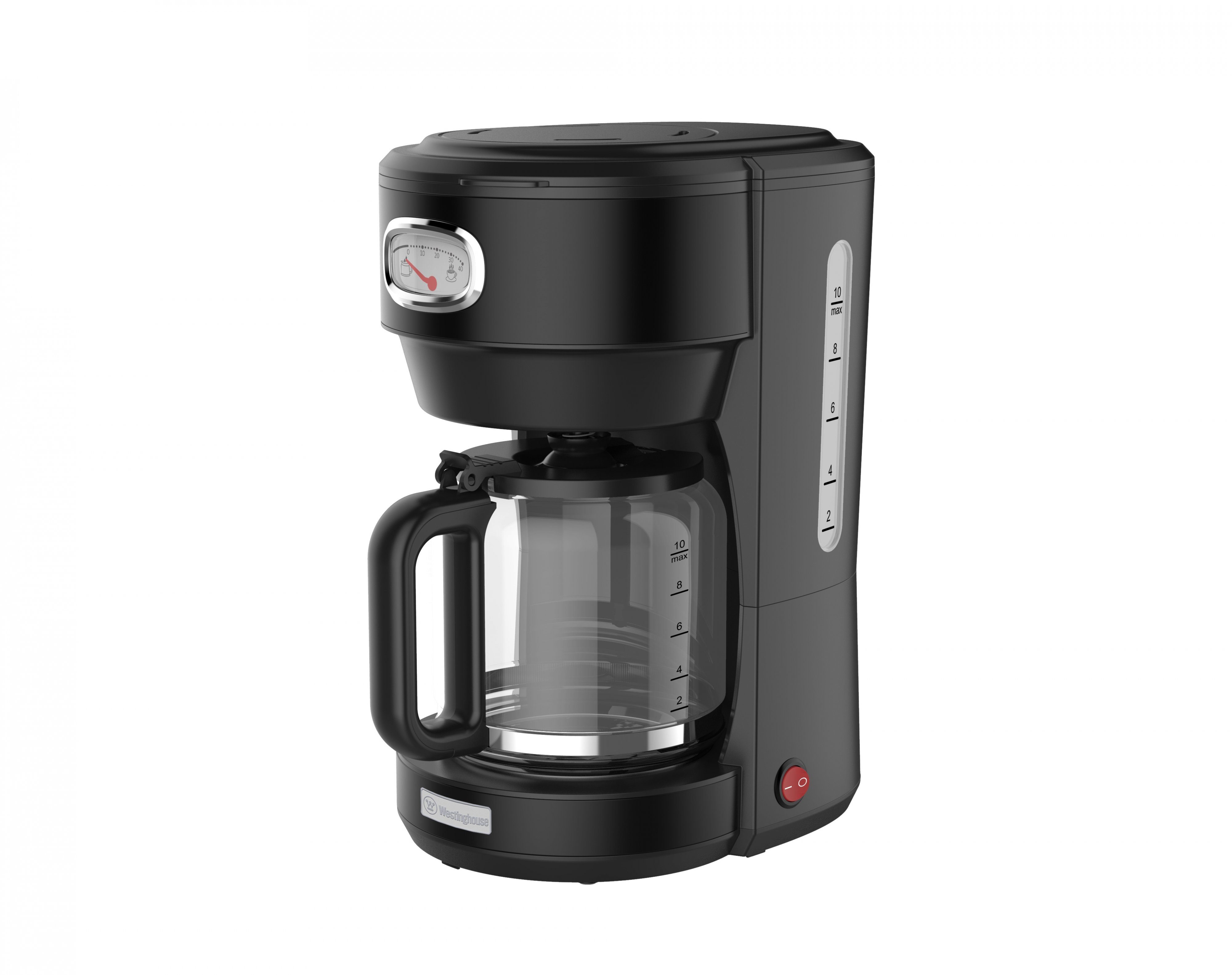 Westinghouse Filterkaffeemaschine, 1,25l Kaffeekanne, 30 min Warmhaltefunktion, Tropfschutz