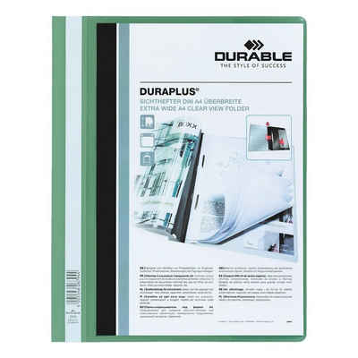 DURABLE Hefter »Duraplus«, Format DIN A4+, überbreit mit Klarsicht- und Innentasche