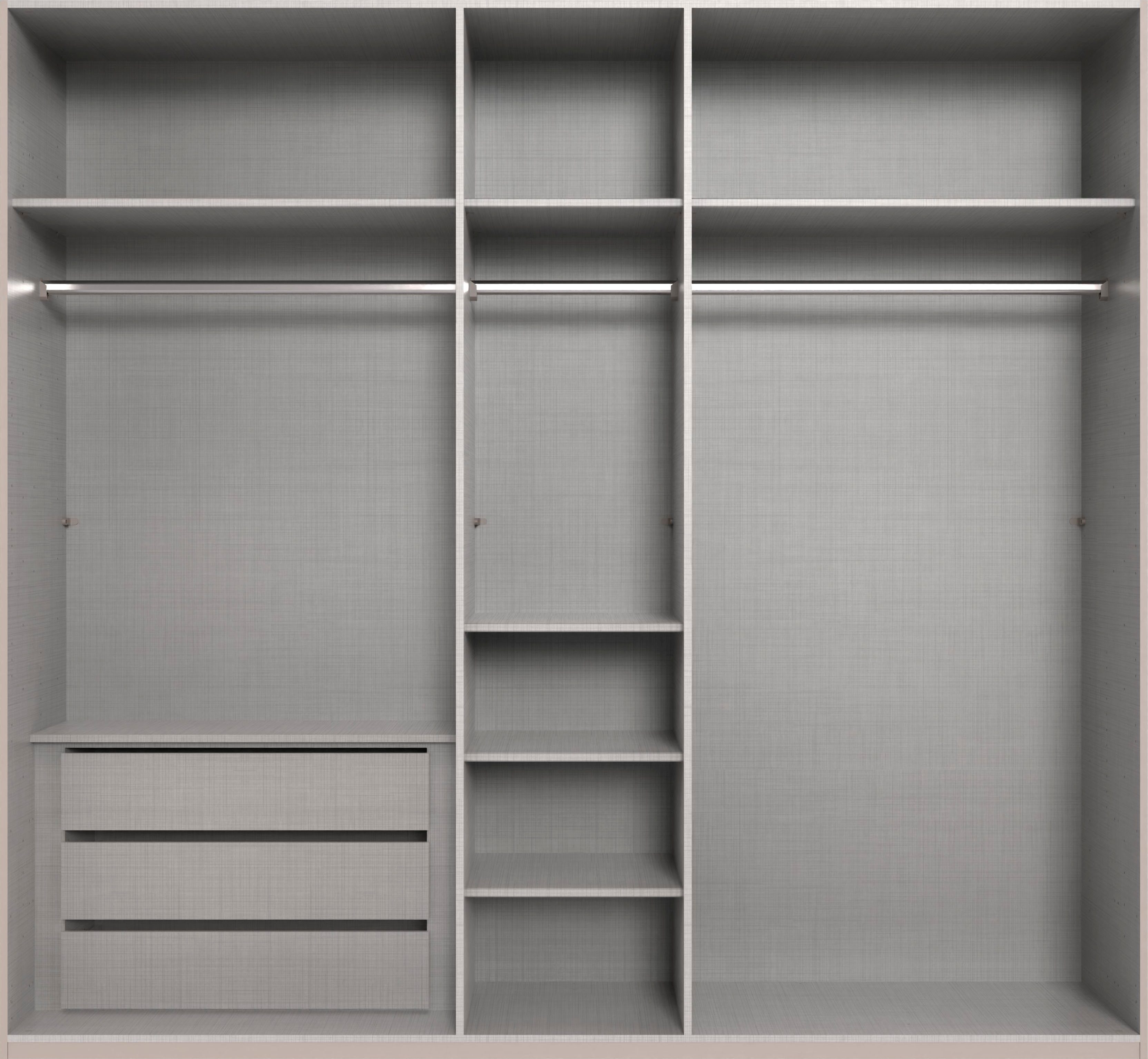 Wimex Drehtürenschrank London, erhältlich in den Breiten 180cm, 225cm oder 270cm wahlweise mit Basic- oder Premium-Ausstattung erhältlich