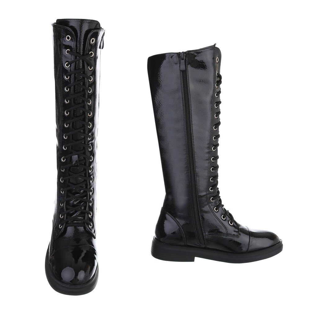 Ital-Design Damen Schnürschuhe Freizeit Schnürstiefel (78953769) Blockabsat günstig online kaufen