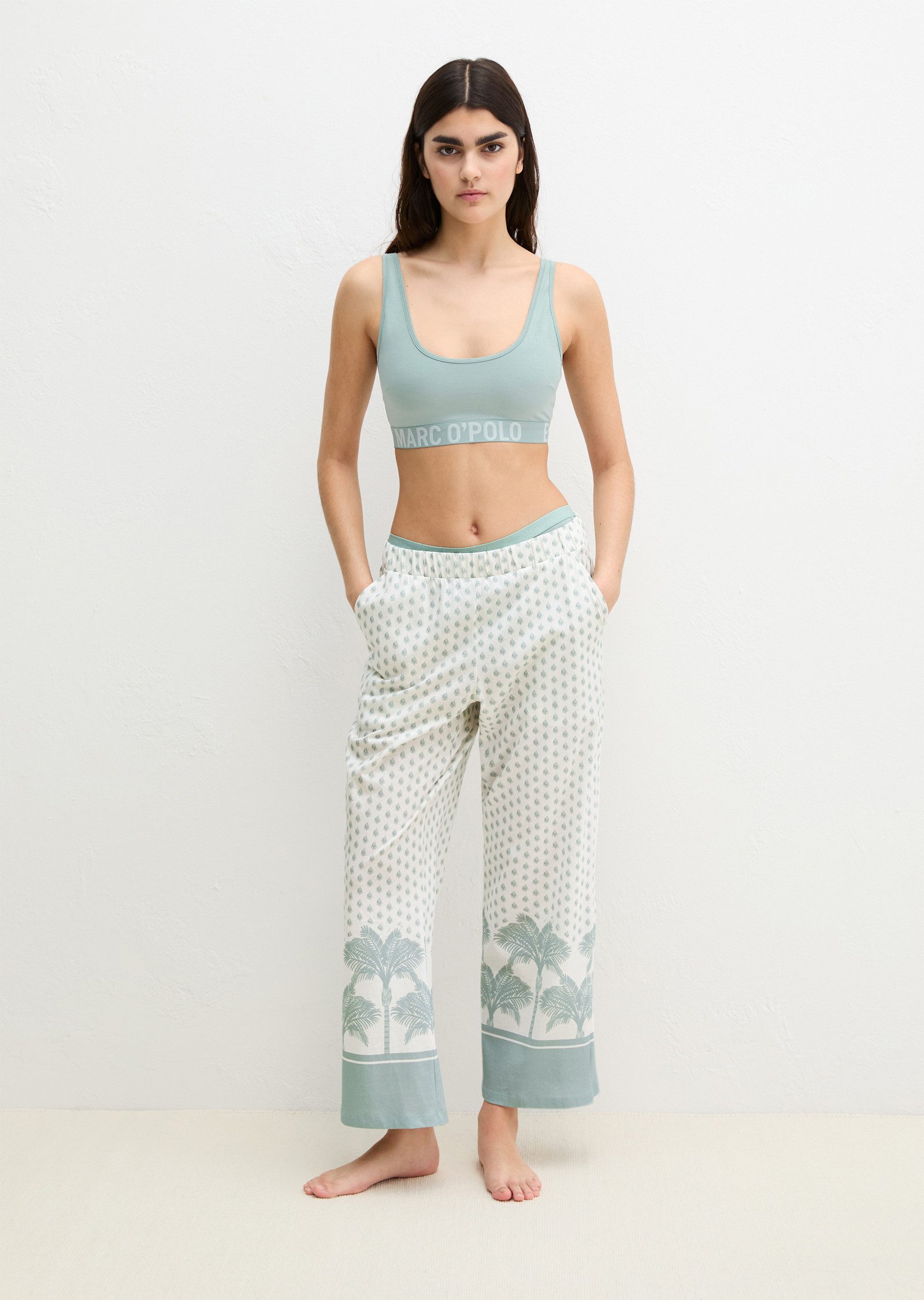 Marc O'Polo 7/8-Hose Mix N Match Cotton aus leichtem Jersey, Regular Fit, mit seitlichen Eingrifftaschen