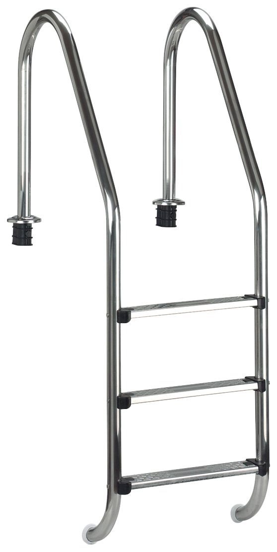 Clear Pool Ovalpool (Set, 4-tlg), 490x300x120 cm inkl. Tiefbeckenleiter aus Edelstahl