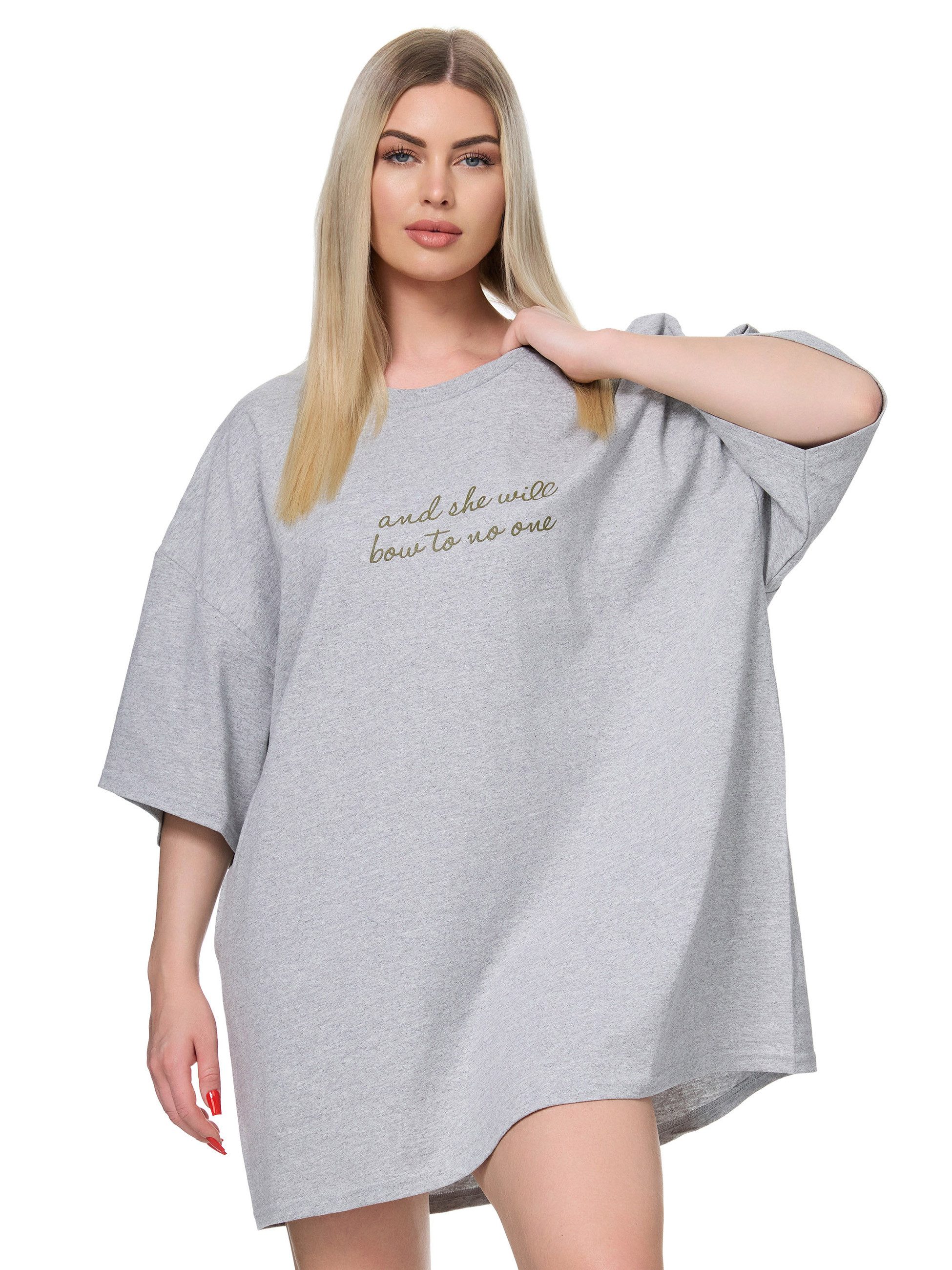 Worldclassca T-Shirt Worldclassca Oversized Print SHE günstig online kaufen