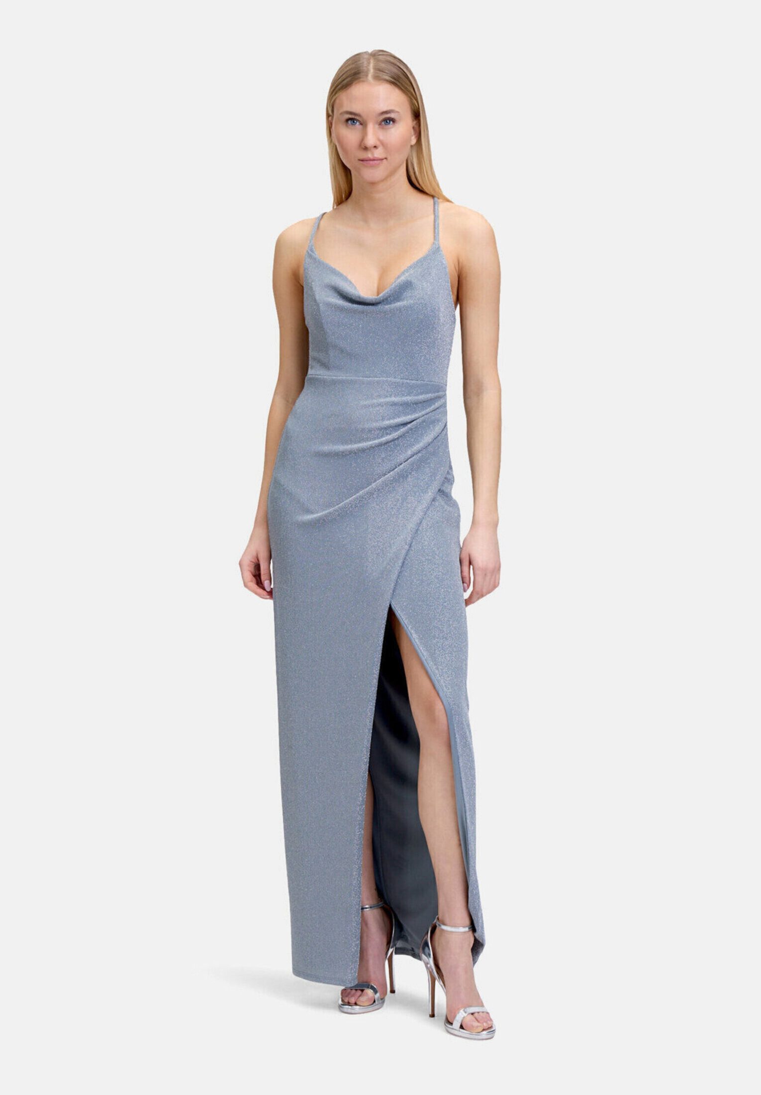 Vera Mont Abendkleid Damen figurbetont Schlitz