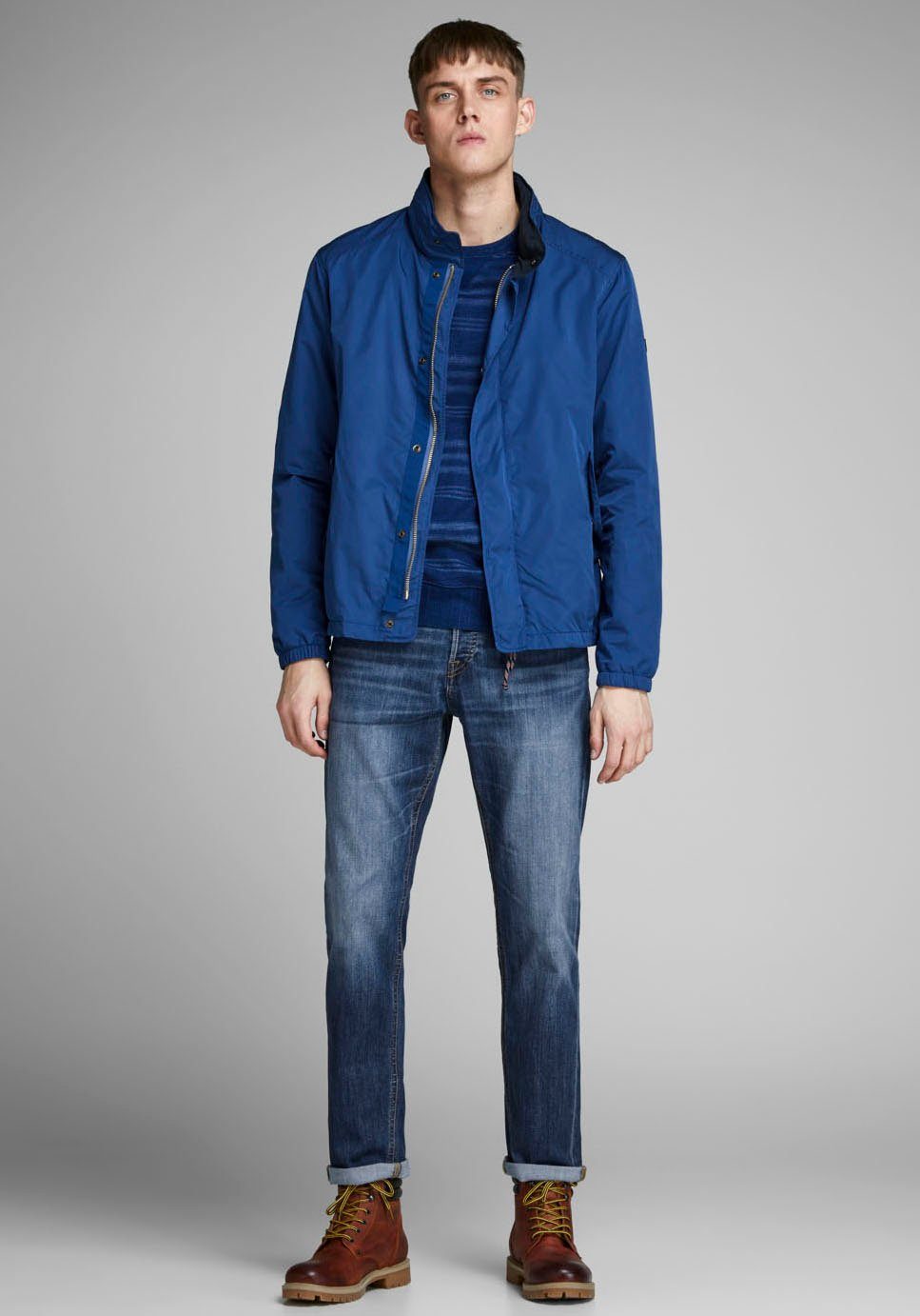 & Jack Comfort-fit-Jeans Jones MIKE blue