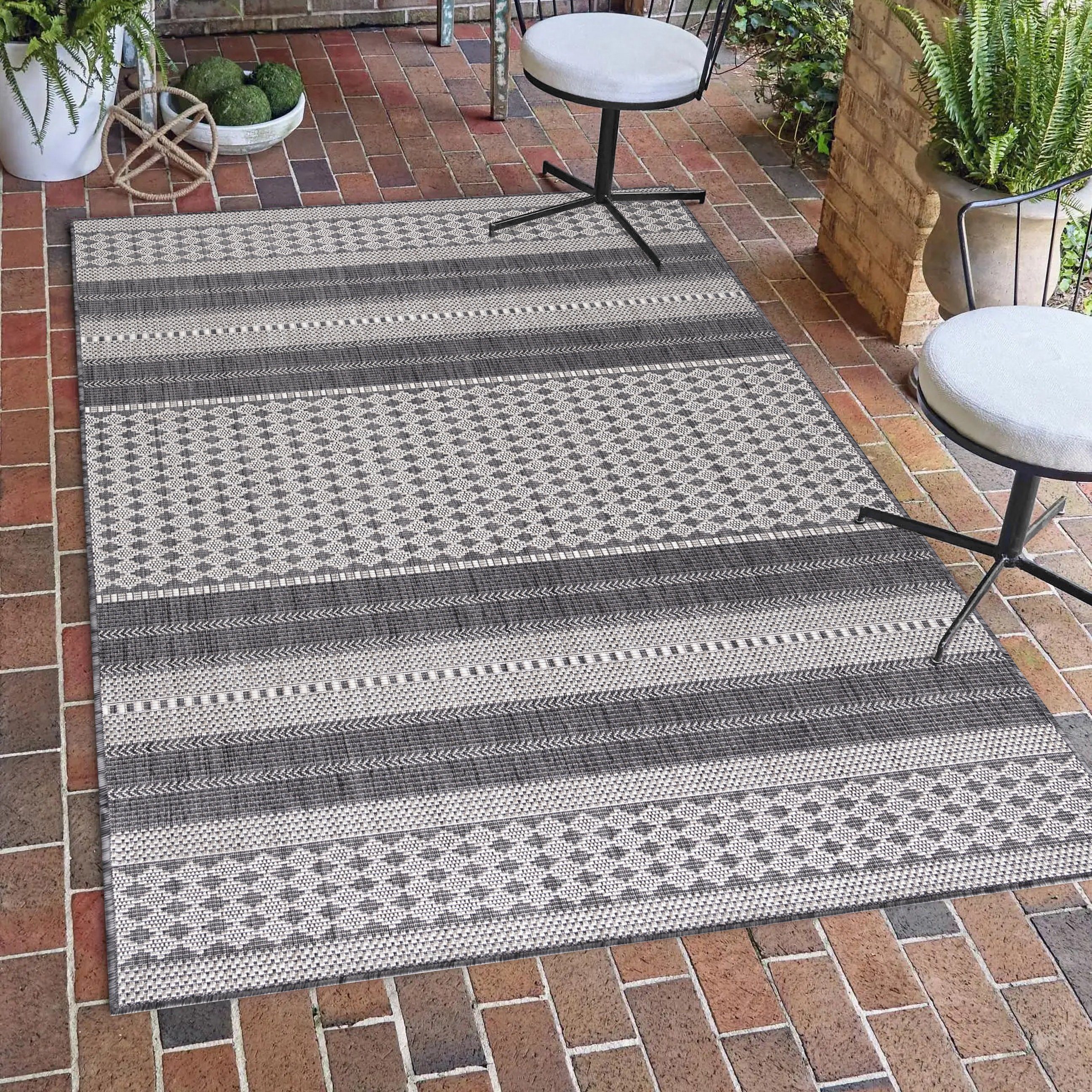 SIMPEX24 Outdoorteppich Vintage Design, Läufer, Höhe: günstig online kaufen