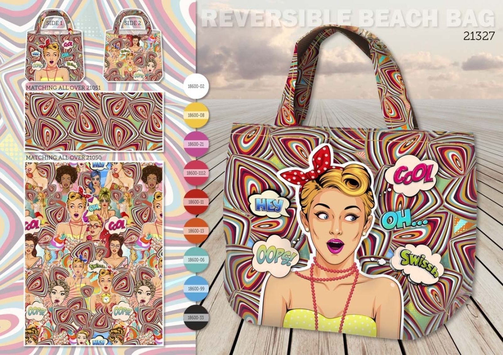 Stenzo Textiles Stoff Taschen-Panel, DIY Projekt