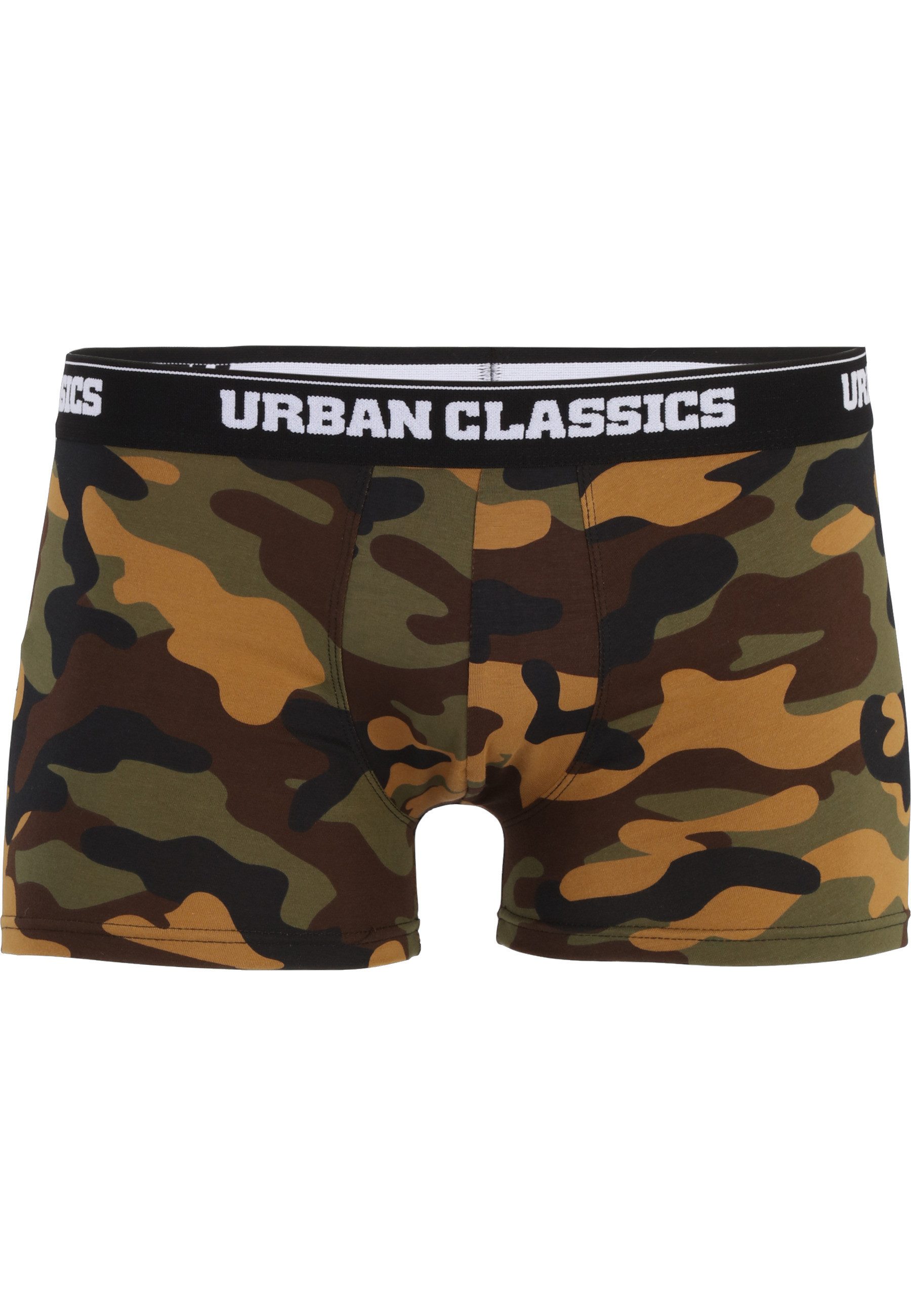 URBAN CLASSICS Boxershorts Urban Classics Herren 2-Pack Camo Boxer Shorts (1-St)