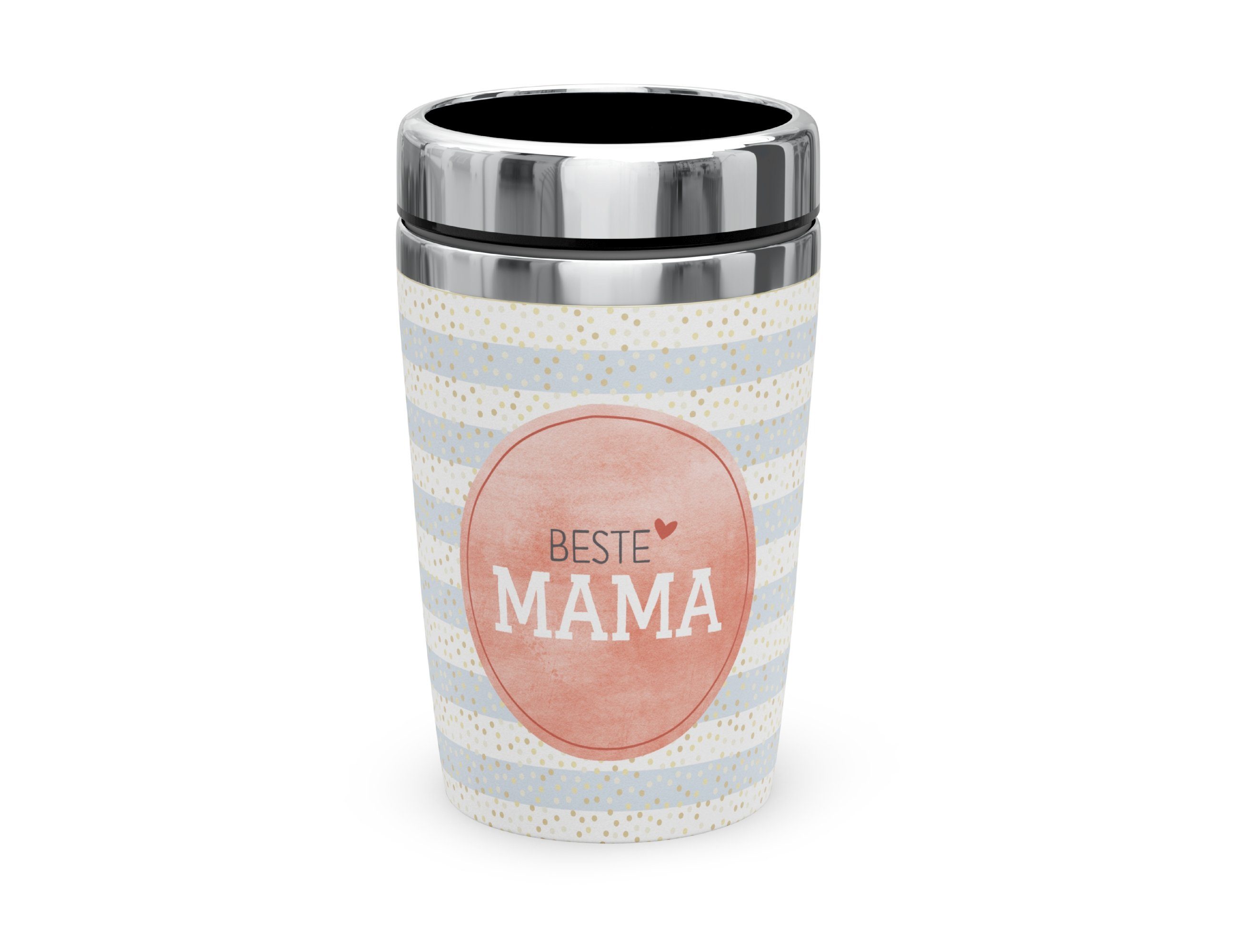 240ml To Material: Thermokaffeebecher Papa, La Thermobecher Rosa la Thermobecher vida Vida Go Mama Edelstahl