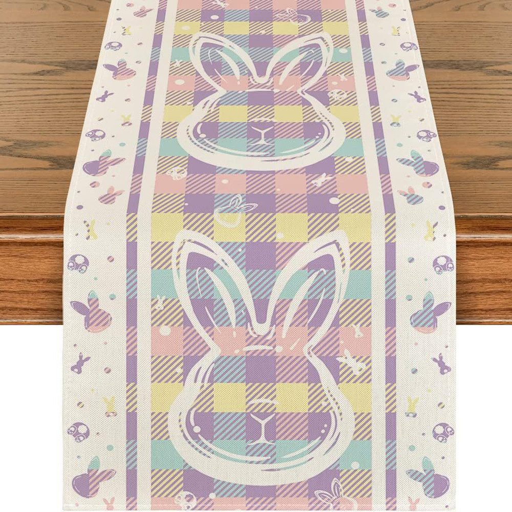 Coonoor Tischläufer Oster Tischläufer Hasen Design, günstig online kaufen