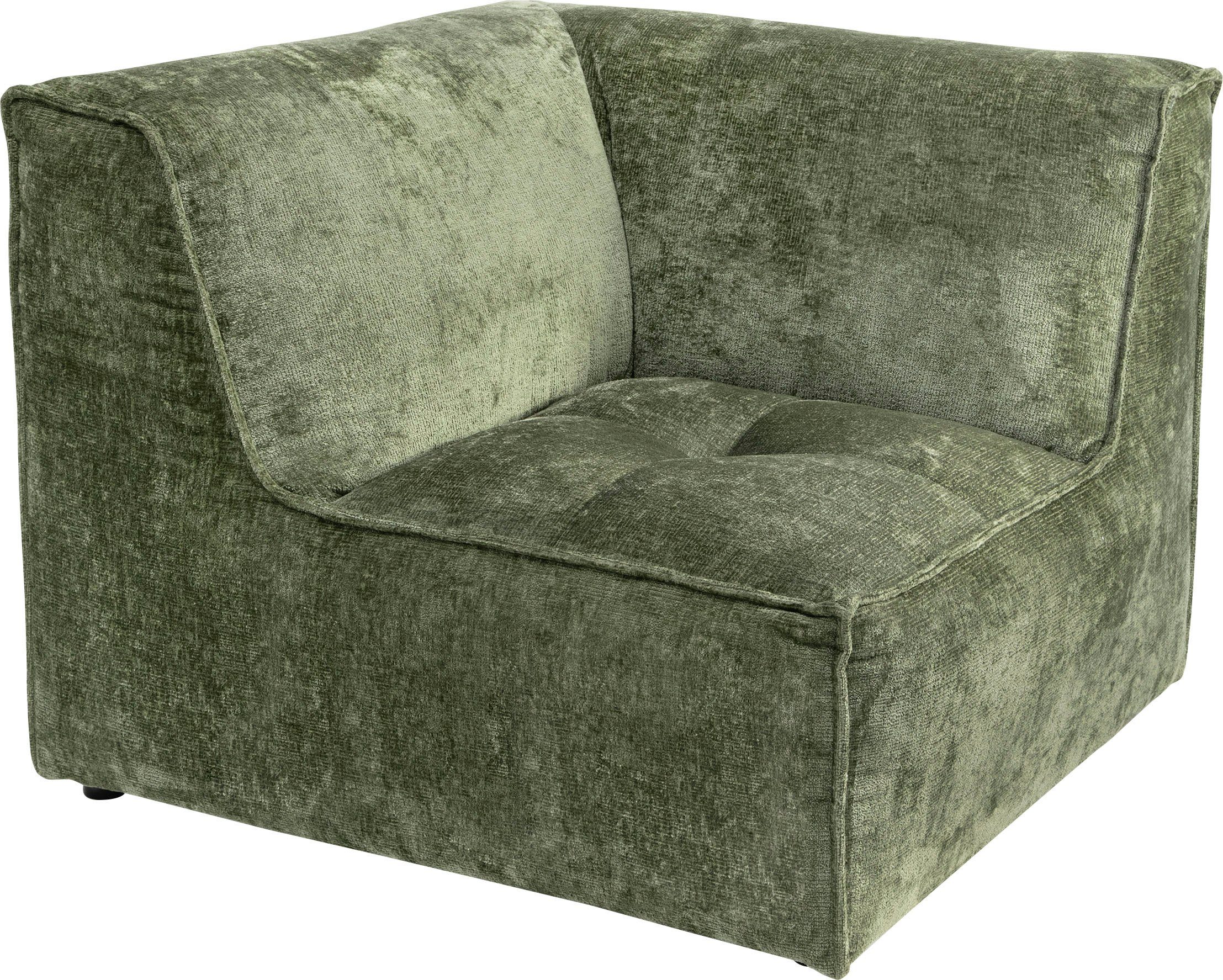 individuelle separat Monolid oder (1 Modul für Sofa-Eckelement RAUM.ID olivgrün Zusammenstellung St), verwendbar, als
