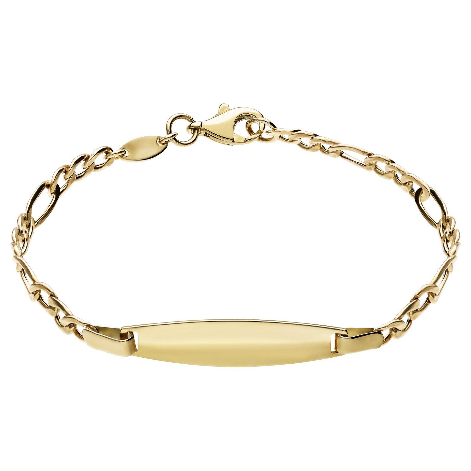 LUCARDI Armband mit Gravur Armband - 375 Gold - Gold - Kinder