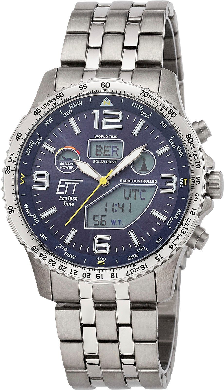 ETT Funkchronograph Professional World Timer EGT-11575-31M, Armbanduhr, Her günstig online kaufen