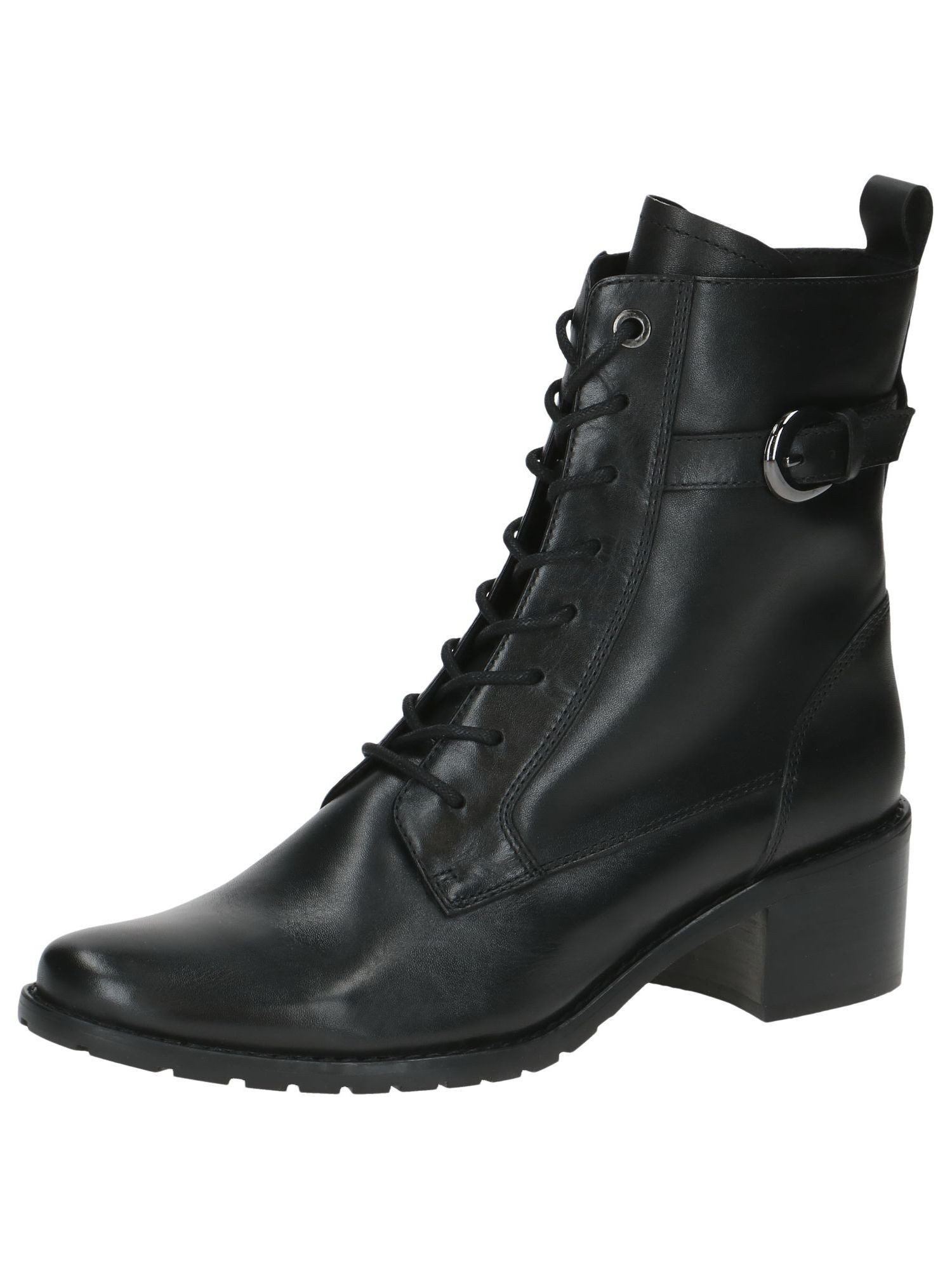 CAP Airmotion aus Leder Blockabsatz 9-25100-45 Schnürstiefelette
