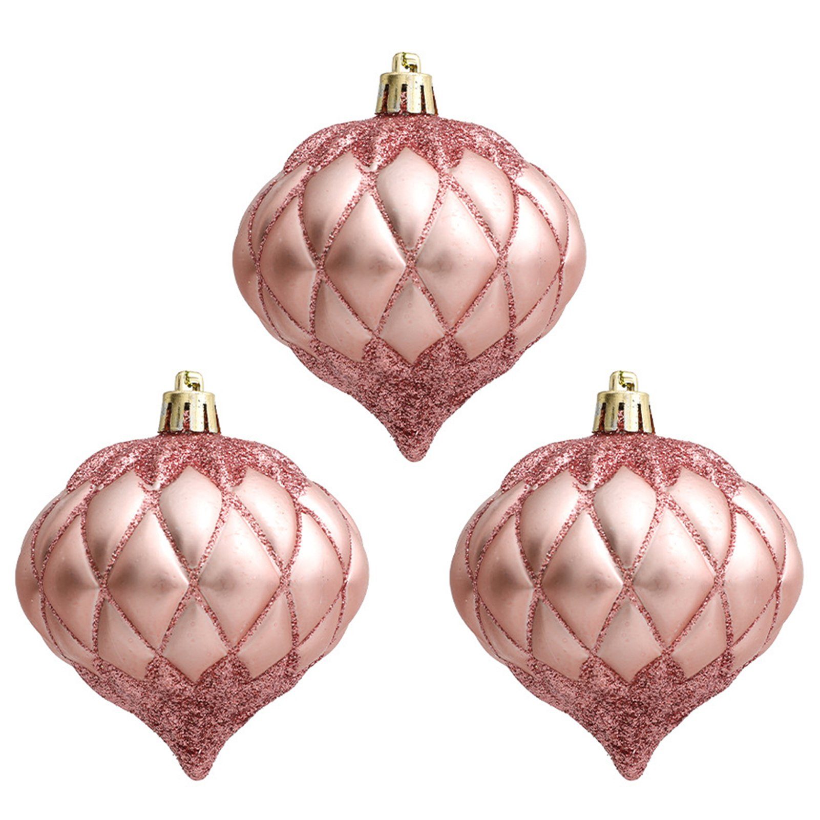 Rosegold Weihnachtskugeln kaufen » Rosegold Christbaumkugeln