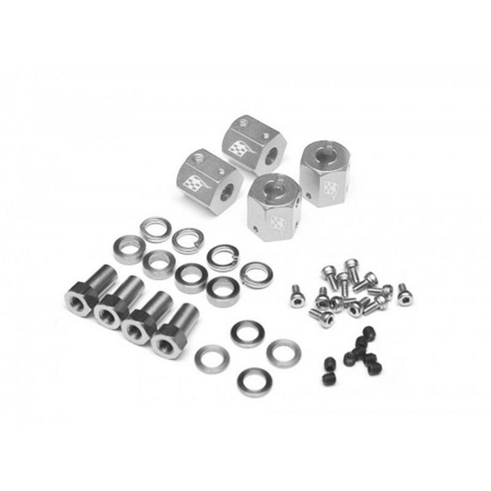 Boomracing Modellbausatz KRAIT Aluminum 12mm Wheel Hex Widener (4 ...