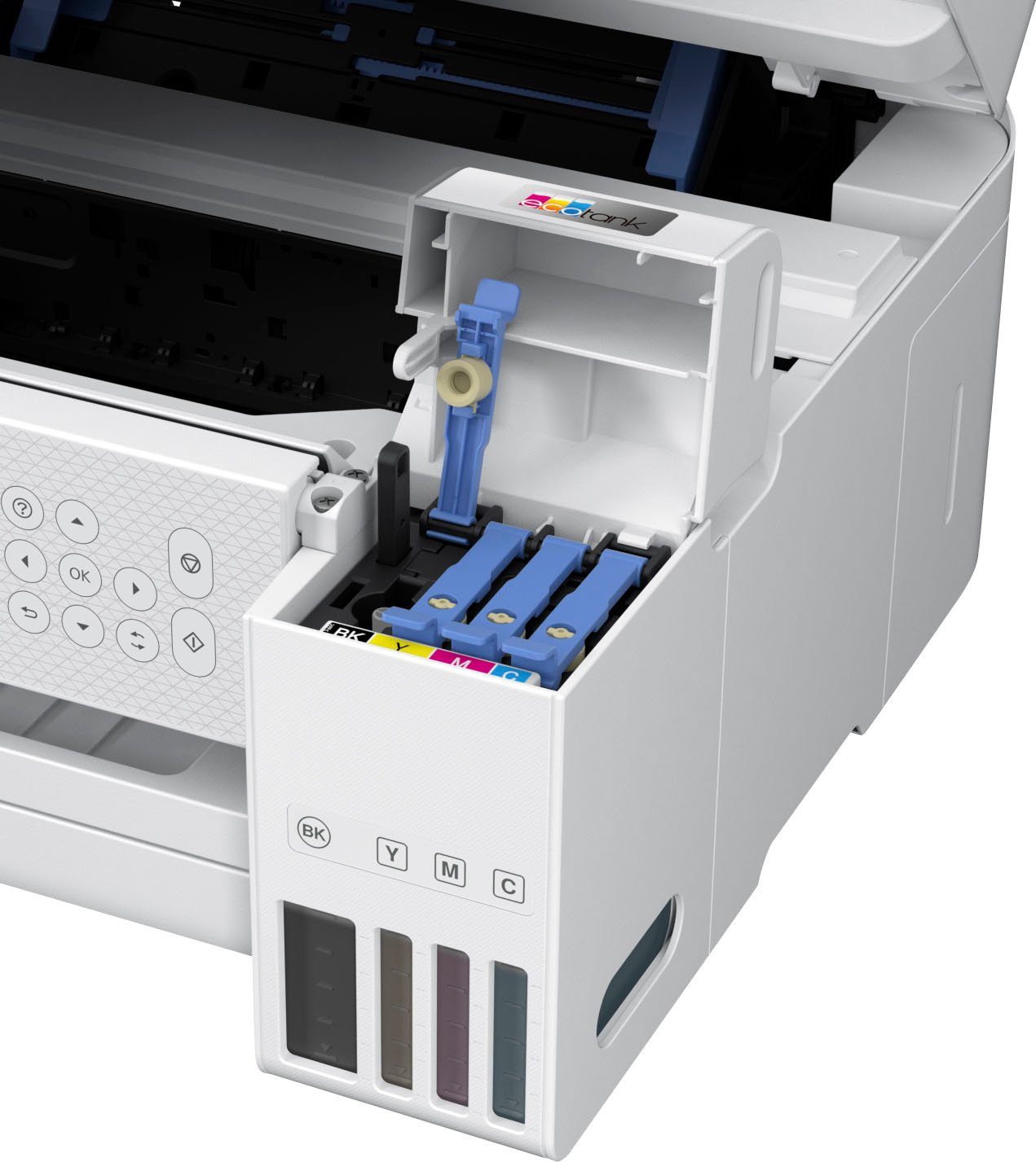 Epson EcoTank ET-2856 Tintenstrahldrucker, Direct) (WLAN (Wi-Fi), Wi-Fi