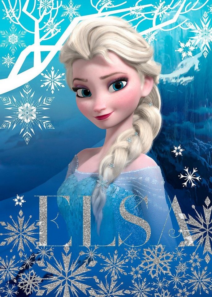 Disney Leinwandbild Die Eisk 246 nigin Elsa mit Glitzer online kaufen OTTO