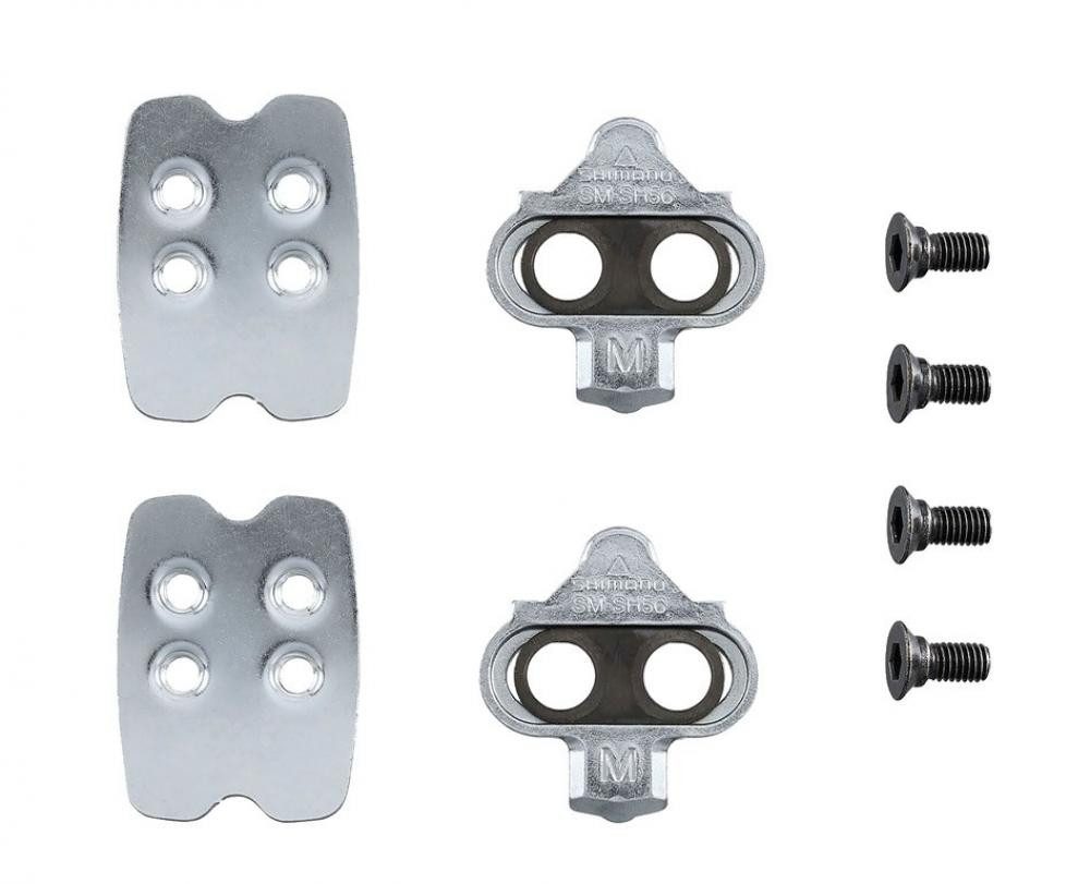 Shimano Klickpedale SHIMANO Schuhplatten SM-SH56 SPD mit Gegenplatte - leichtes, sicheres