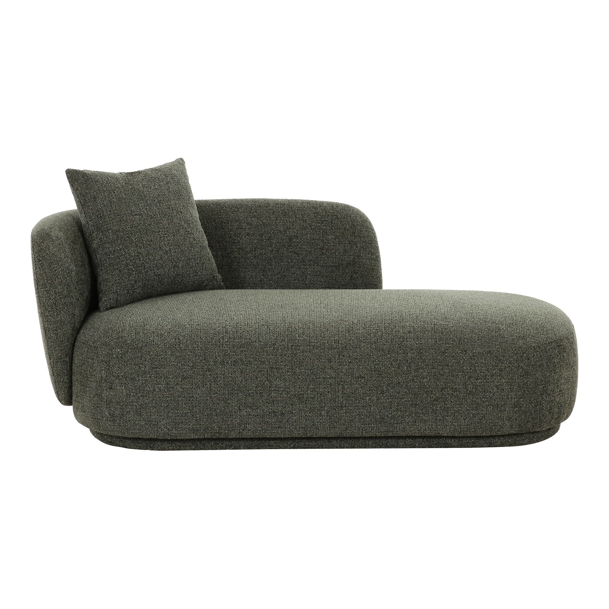 freiraum Recamiere Mykonos, in Grün, Polyester - 88x85x175cm (BxHxT)