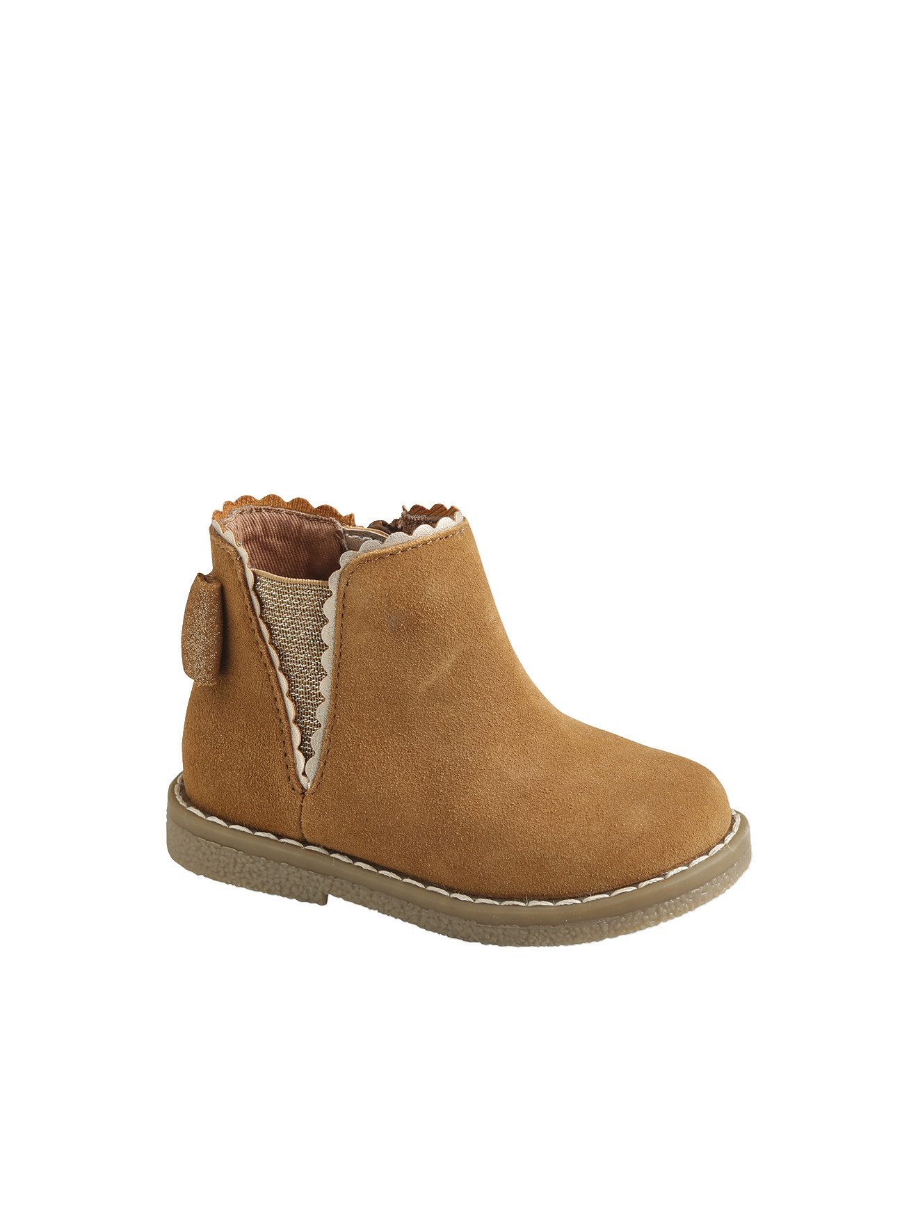 vertbaudet Mädchen Baby Boots mit Dehneinsatz Babystiefel
