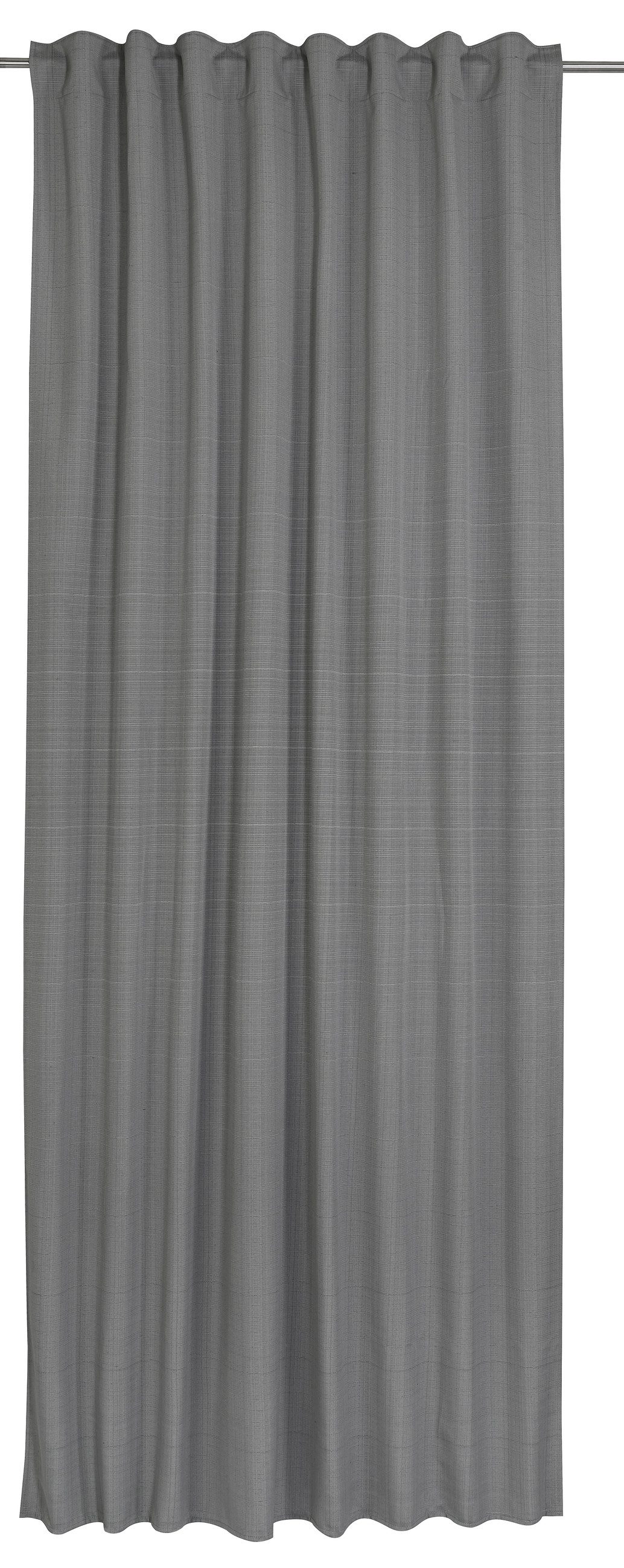 ELBERSDRUCKE Vorhang Thermoschal mit verdeckten Schlaufen Embrace grau 255 x 140 cm (1 St), Multifunktionsband, verdunkelnd, Polyester, einfarbig, modern
