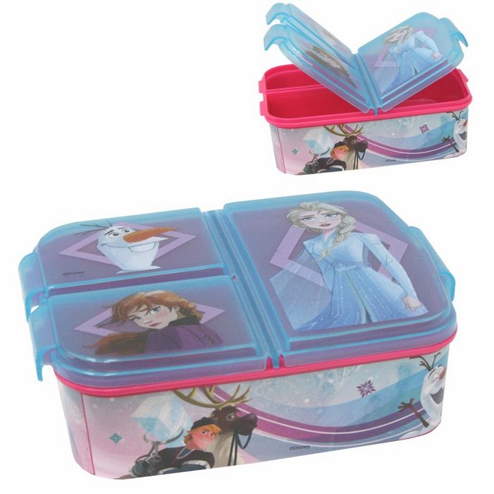 Disney Frozen Lunchbox Brotdose Elsa 3 getrennte Fächer Disney Frozen II Lunch to Go Vesper Dose