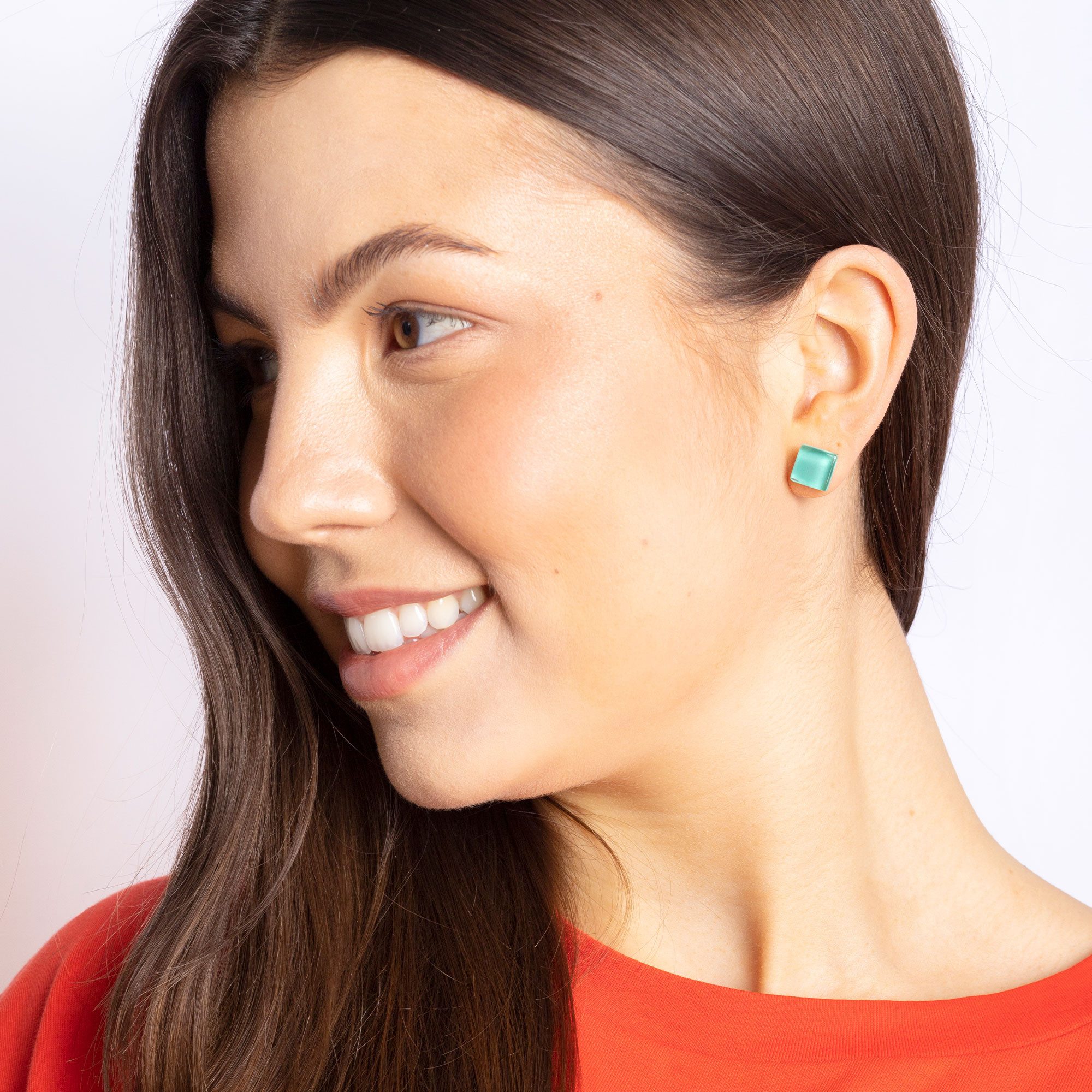 ALEXASCHA Paar Ohrstecker Kleine quadratische Stecker günstig online kaufen