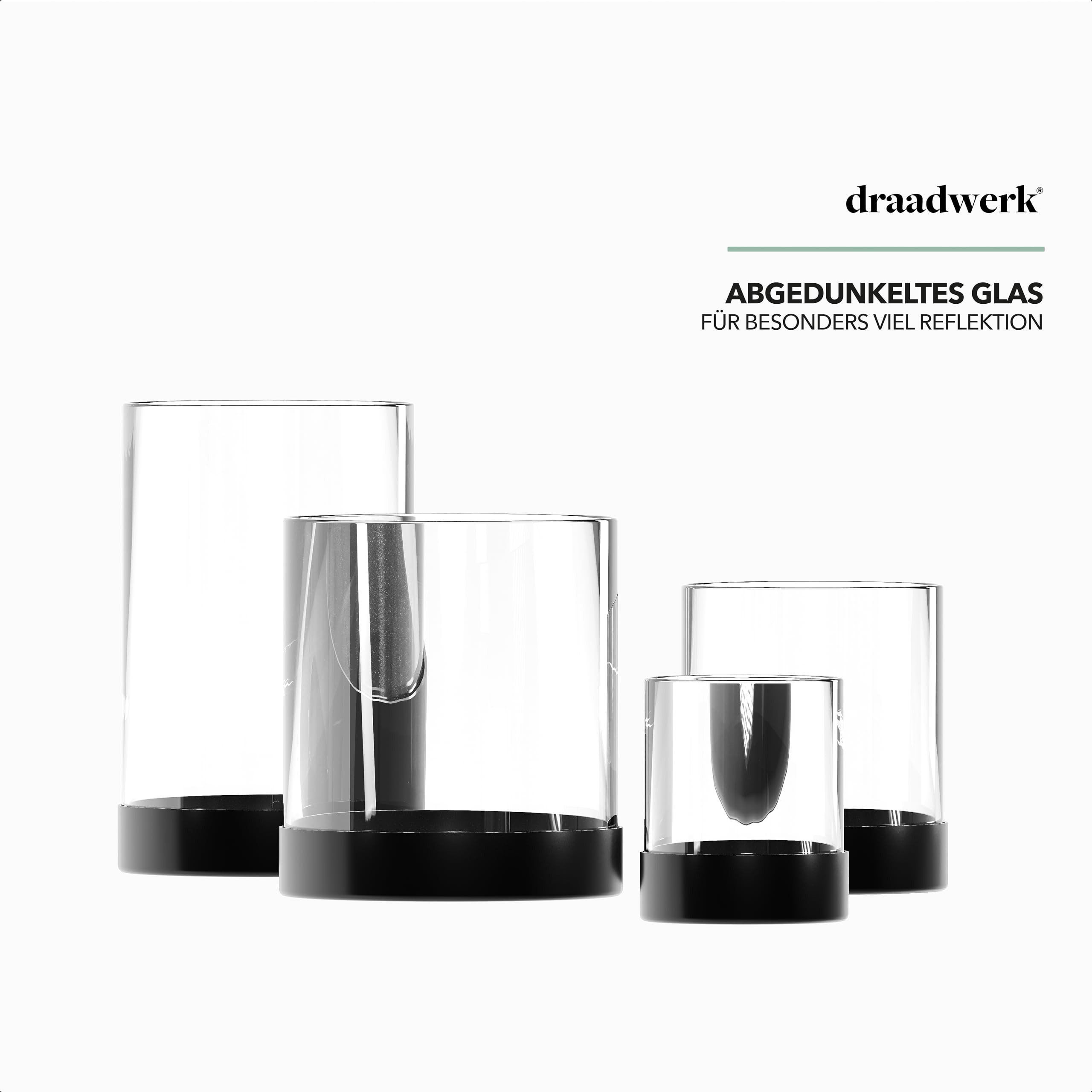 draadwerk® Windlicht 4er Set Tischdeko Teelichtgläser günstig online kaufen